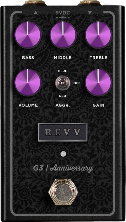 Revv G3 Purple Channel Preamp/Overdrive/Distortion Pedal - Anniversary  Edition | Sweetwater