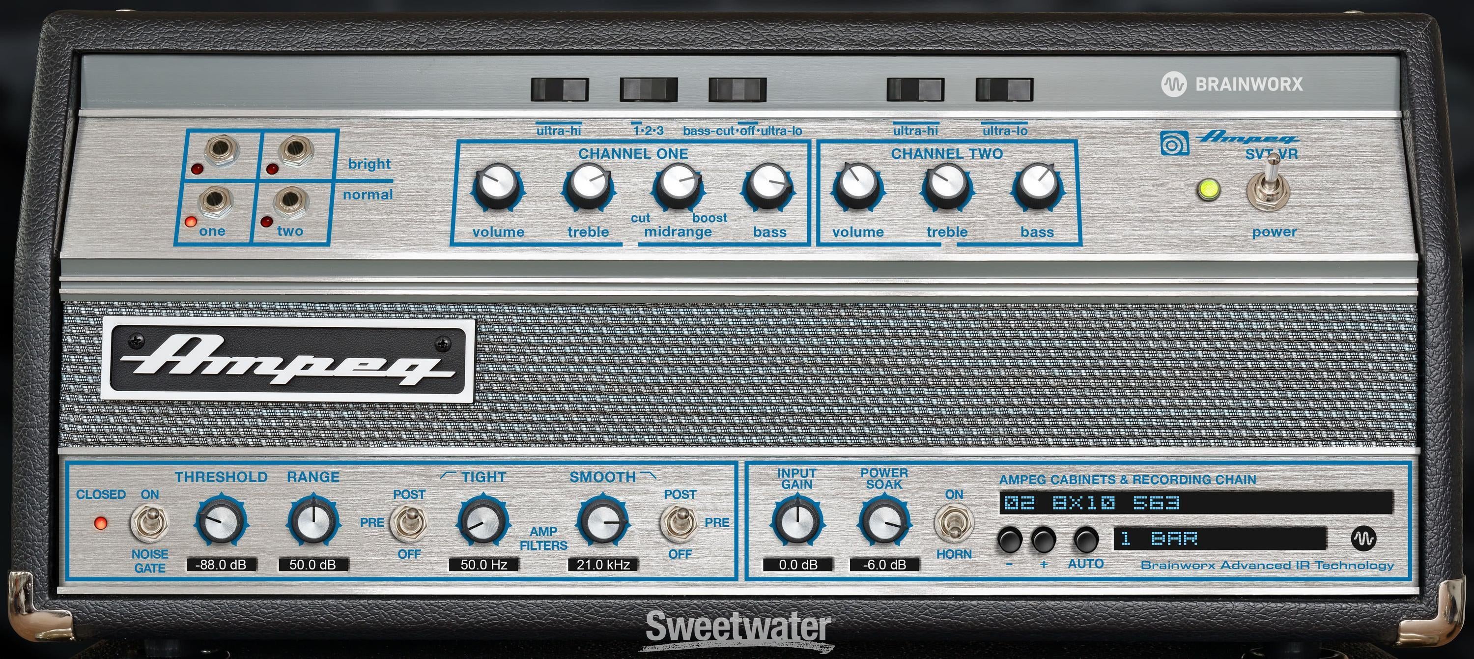 Ampeg SVT-VR フルチューブ ヘッドアンプ Ampeg SVT-VR Bass Amplifier Head - Elevated Audio