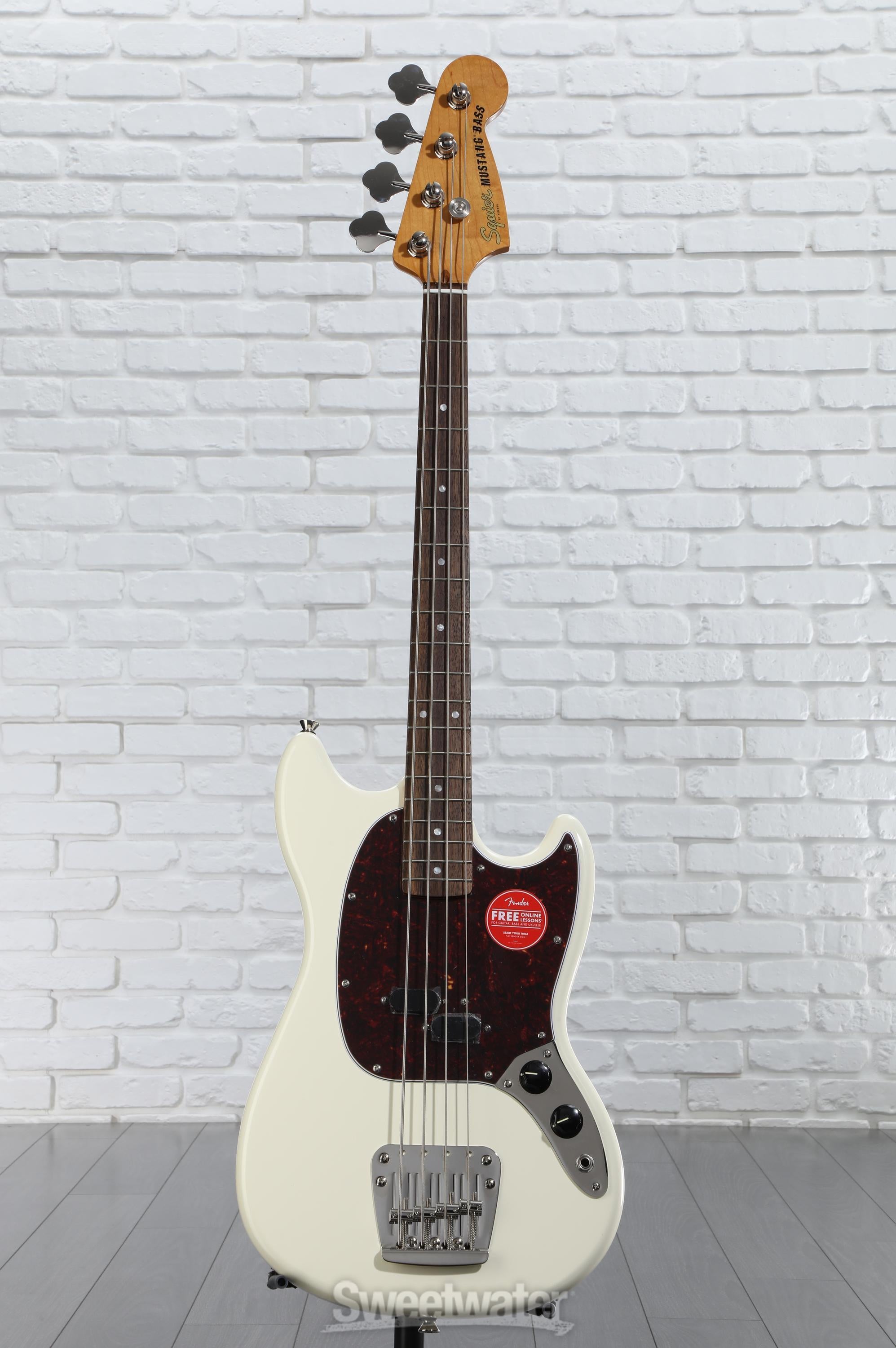 Squier Classic Vibe '60s Mustang Bass - Olympic White