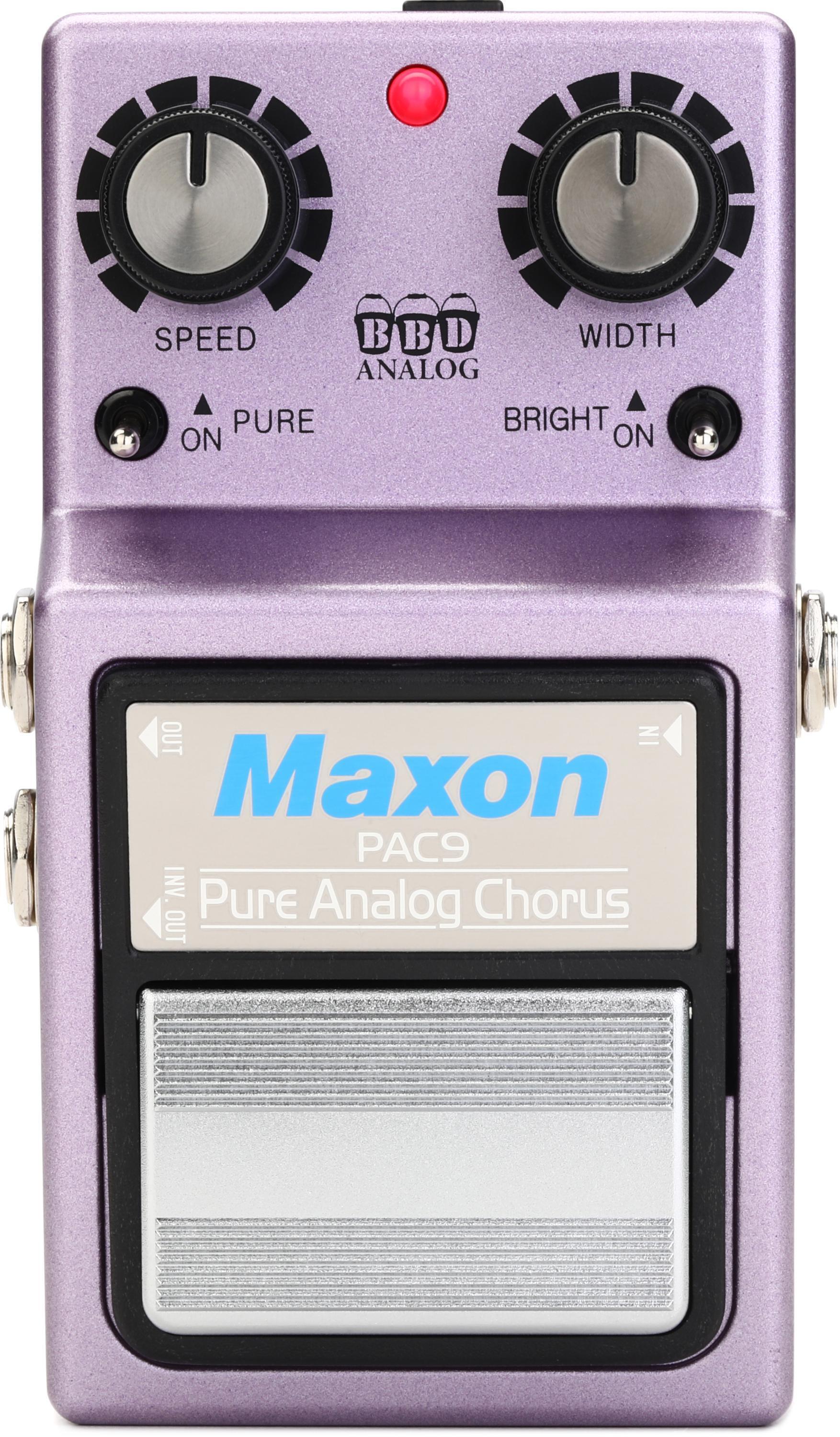 Maxon PAC-9 Pure Analog Chorus Pedal | Sweetwater