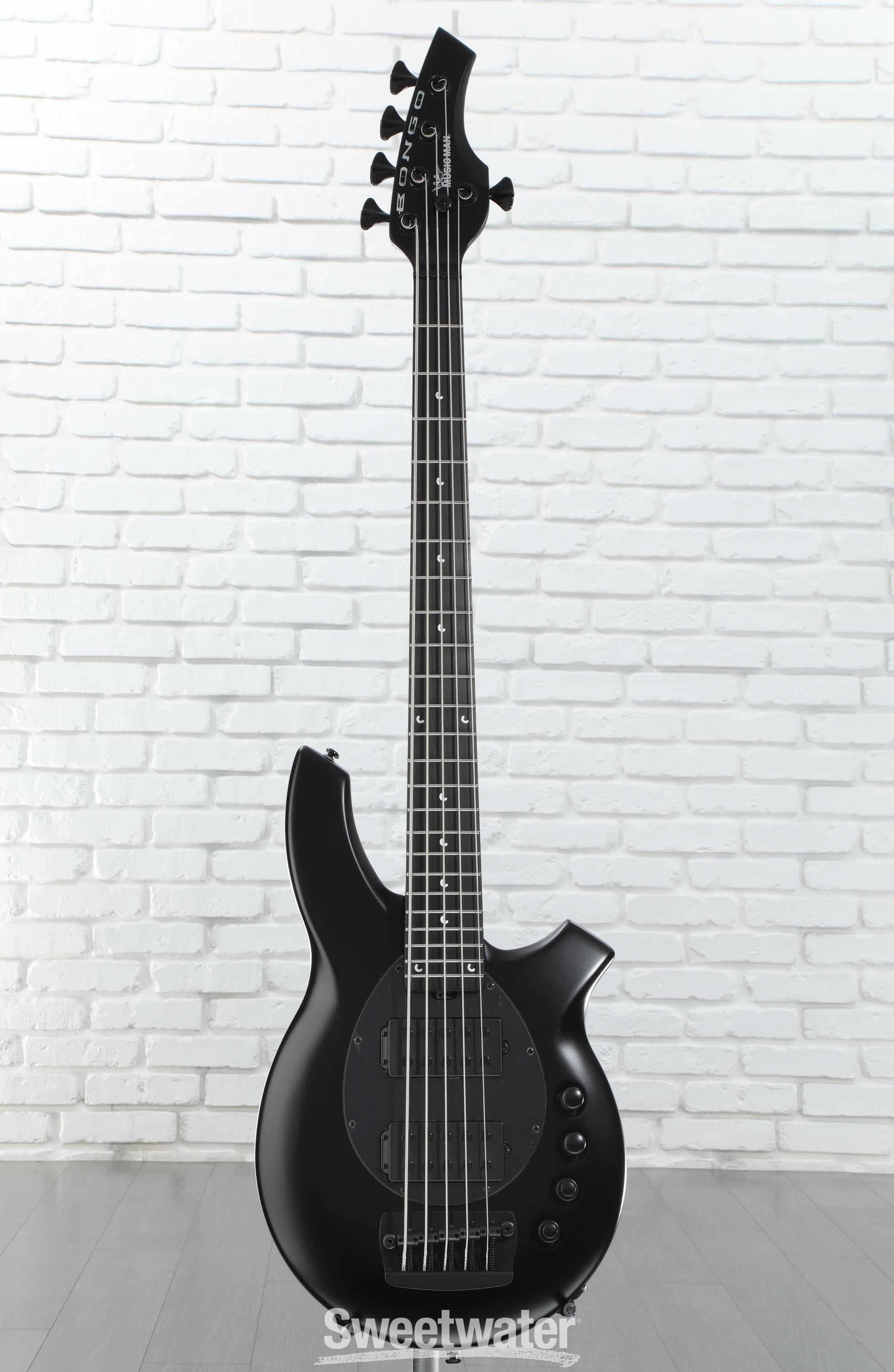 ベース Musicman Bongo 5 SH Stealth Black Bongo 5 | Basses | Sterling by Music Man