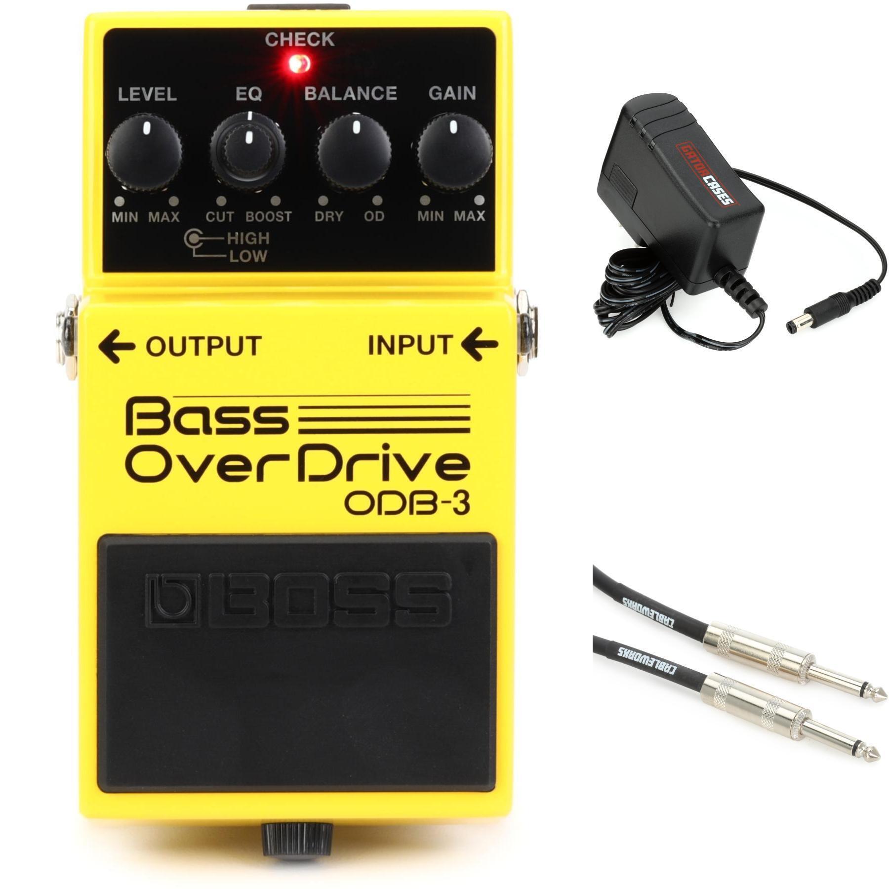BOSS Bass OverDrive ODB-3とpsa100 Boss ODB-3 Bass Overdrive Pedal | Sweetwater