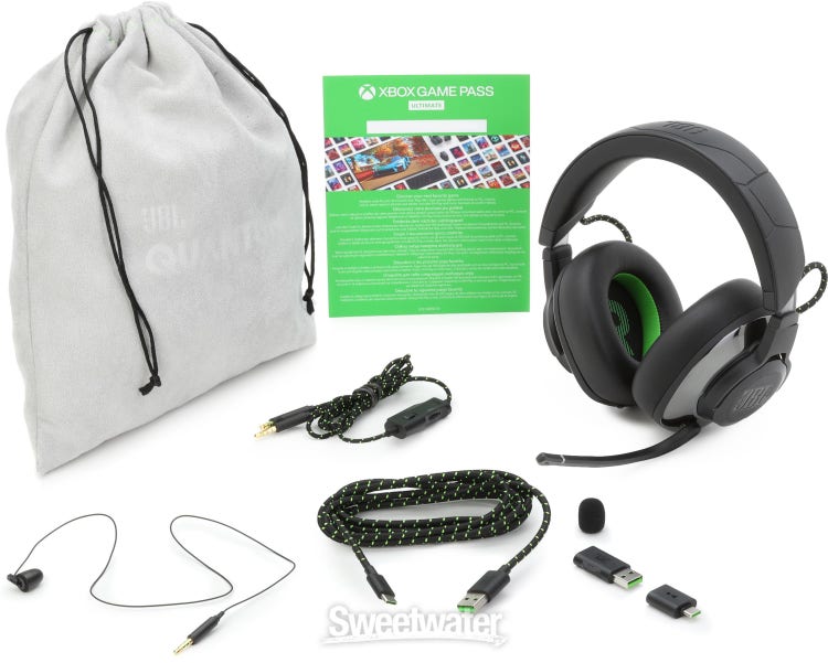 JBL Quantum 910 X Gaming Headset, Black/Green