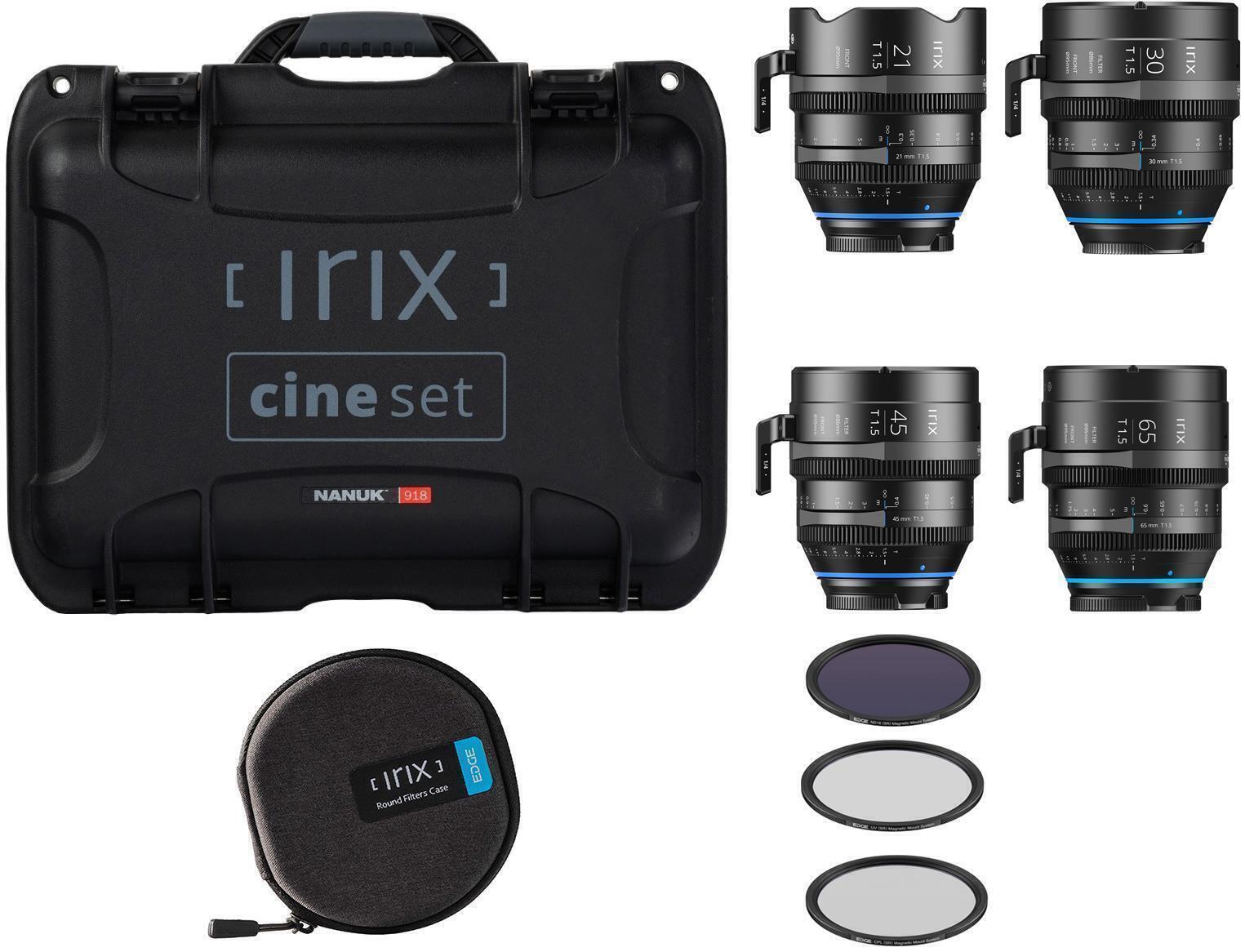 Photo of IRIX Cine Explorers MFT Lens Set