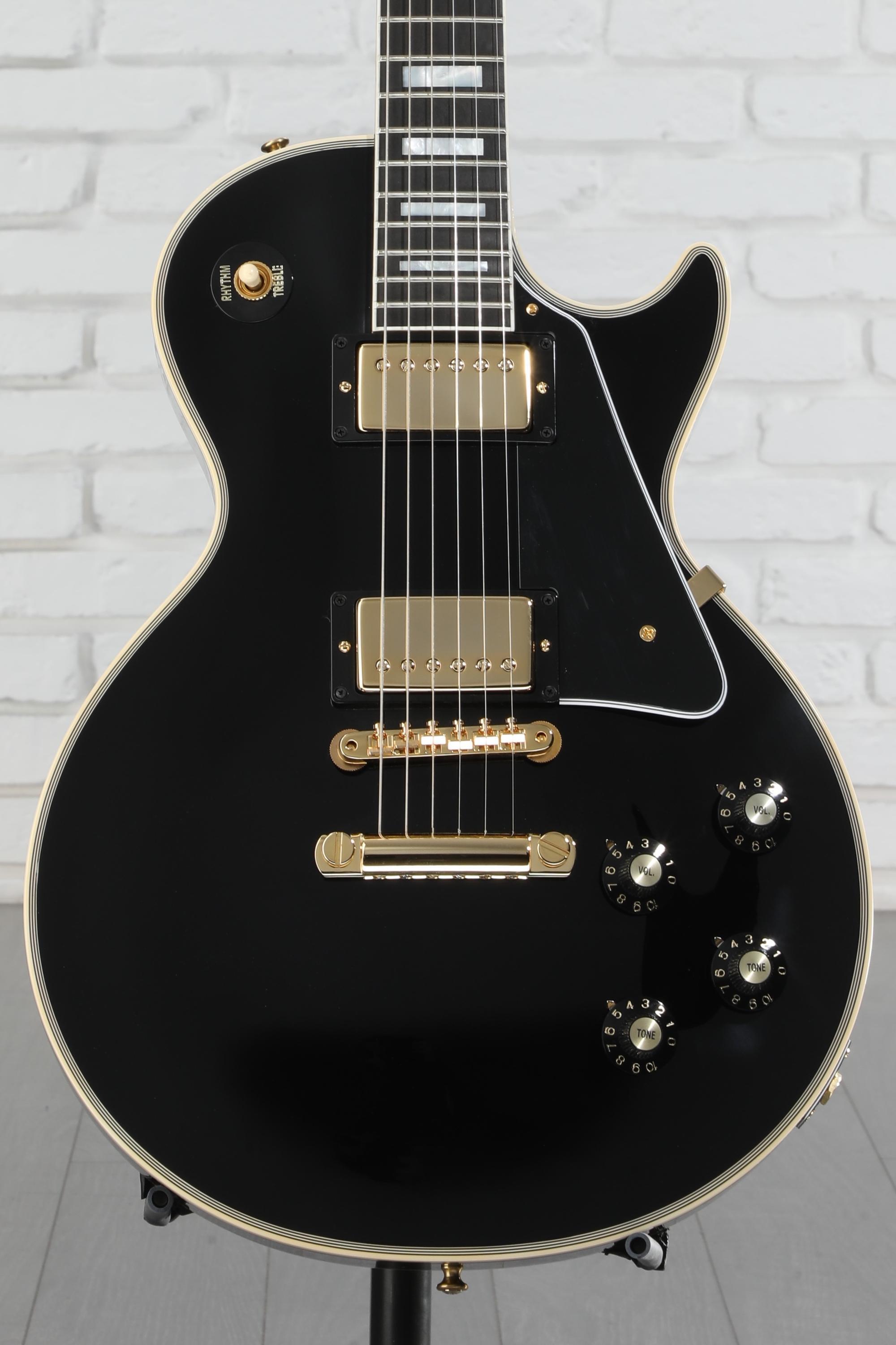 ギター Gibson Custom 1968 Les Paul Custom Ebony 1968 Les Paul Custom Reissue, Ebony | Gibson
