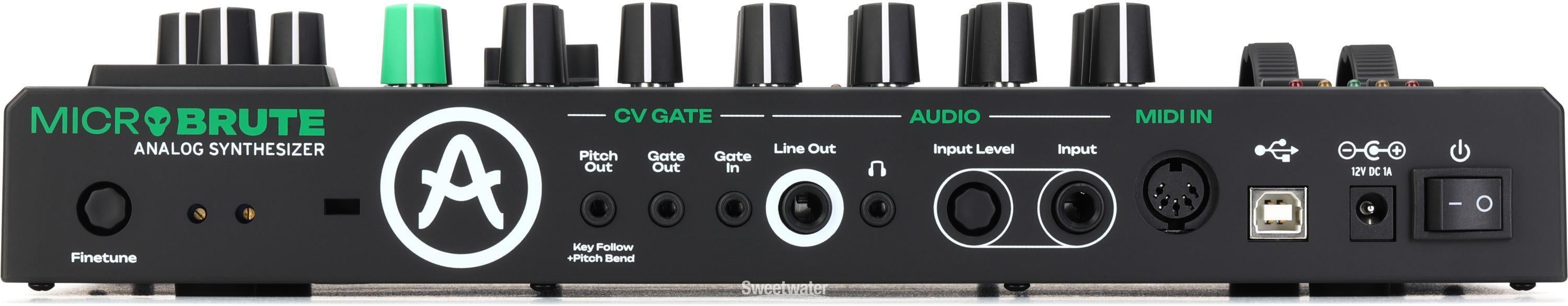 Arturia MicroBrute Analog Synthesizer - UFO | Sweetwater