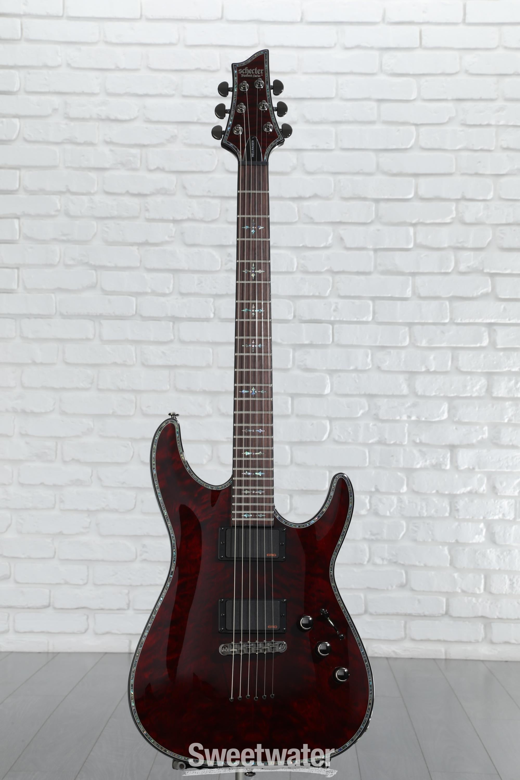 Schecter Hellraiser C-1 Electric Guitar - Black Cherry