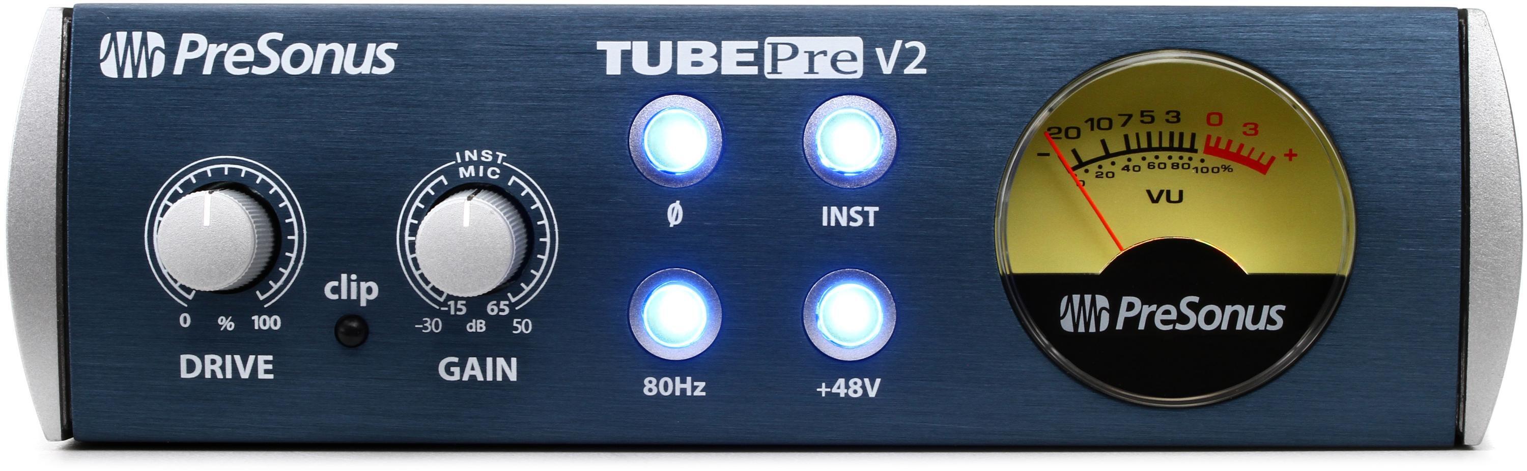 PreSonus TubePre V2 Tube Microphone Preamp | Sweetwater