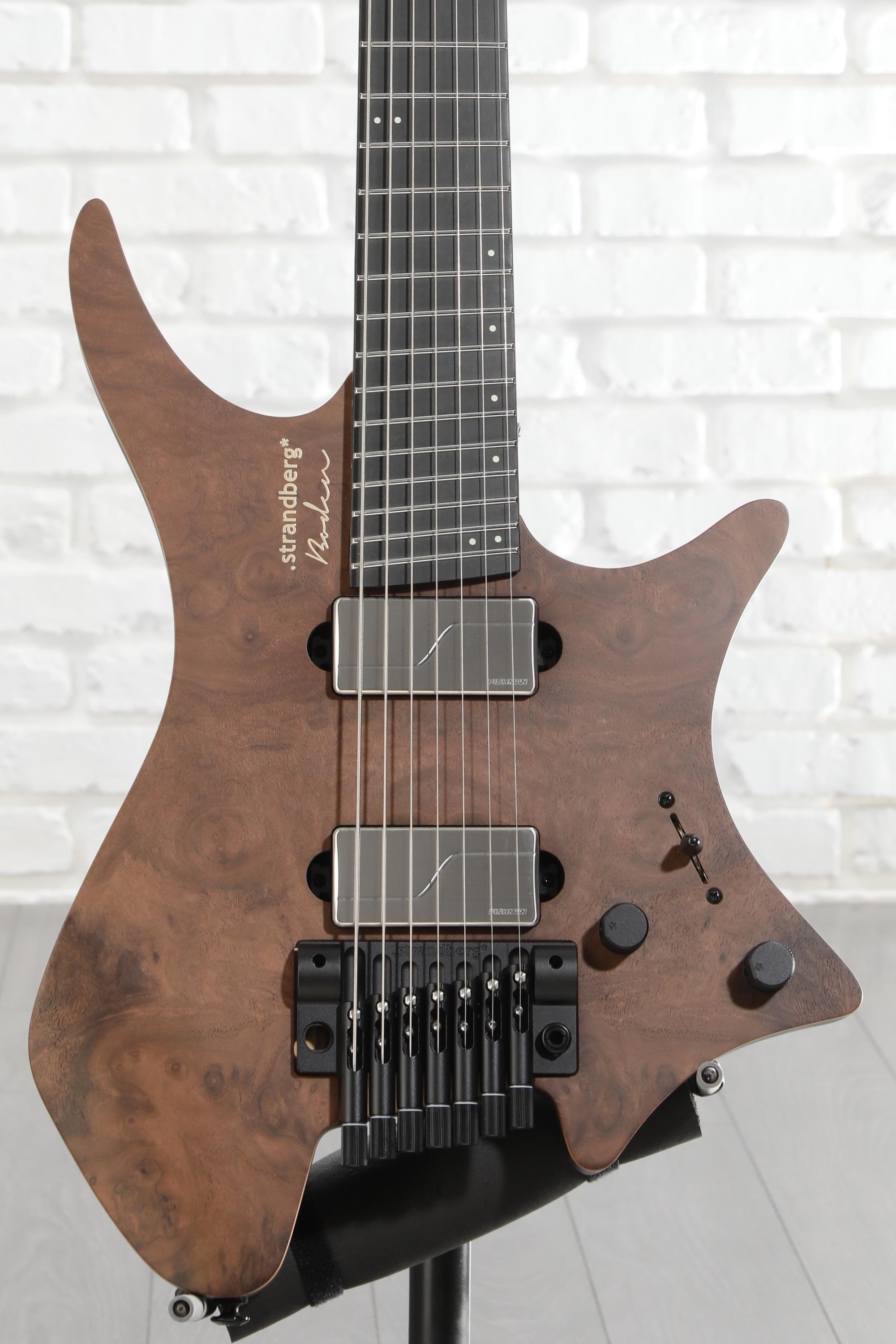 Strandberg Boden Prog NX 7 Electric Guitar - Natural Walnut Burl