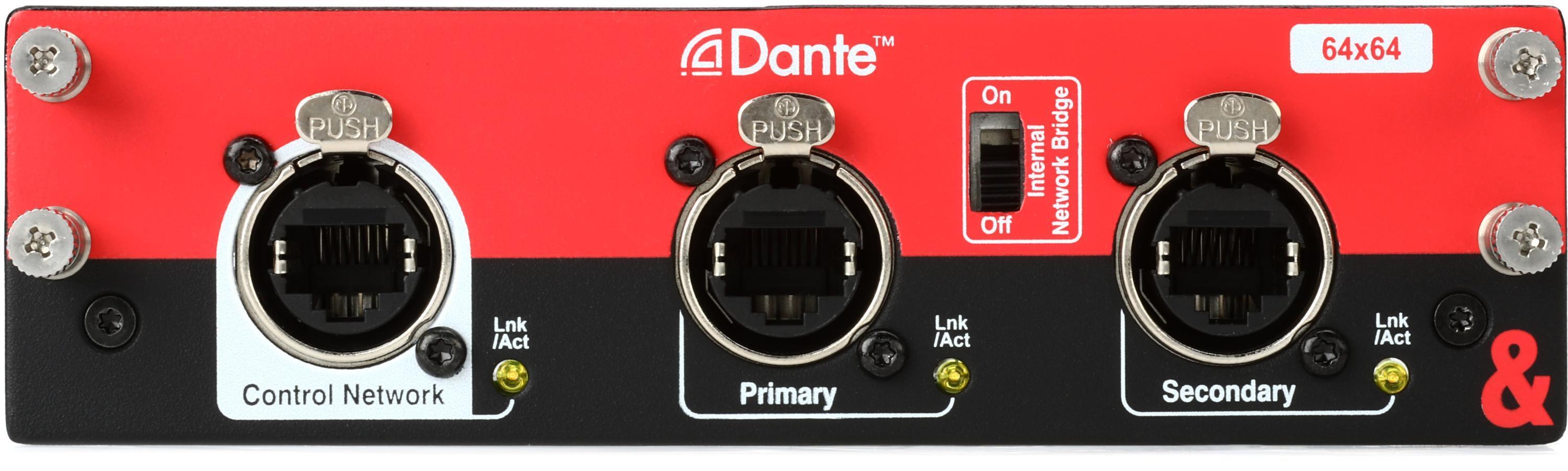 Yamaha DANTE-MY16-AUD2 16-channel Dante Network I/O Card | Sweetwater