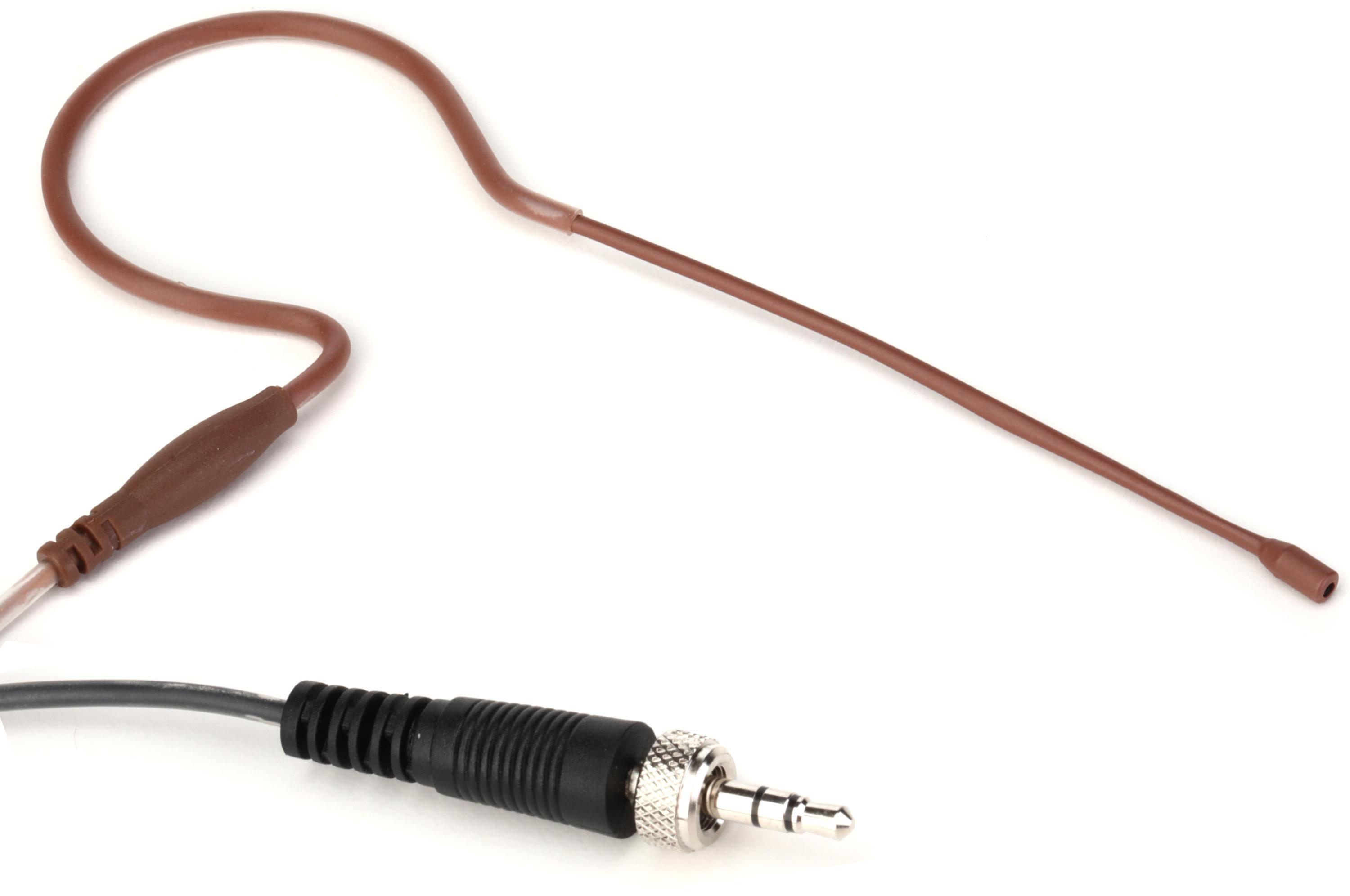 Photo of Point Source Audio Series8 CO-8WS Omnidirectional Earset Microphone with 3.5mm Connector for Sennheiser Wireless - Brown