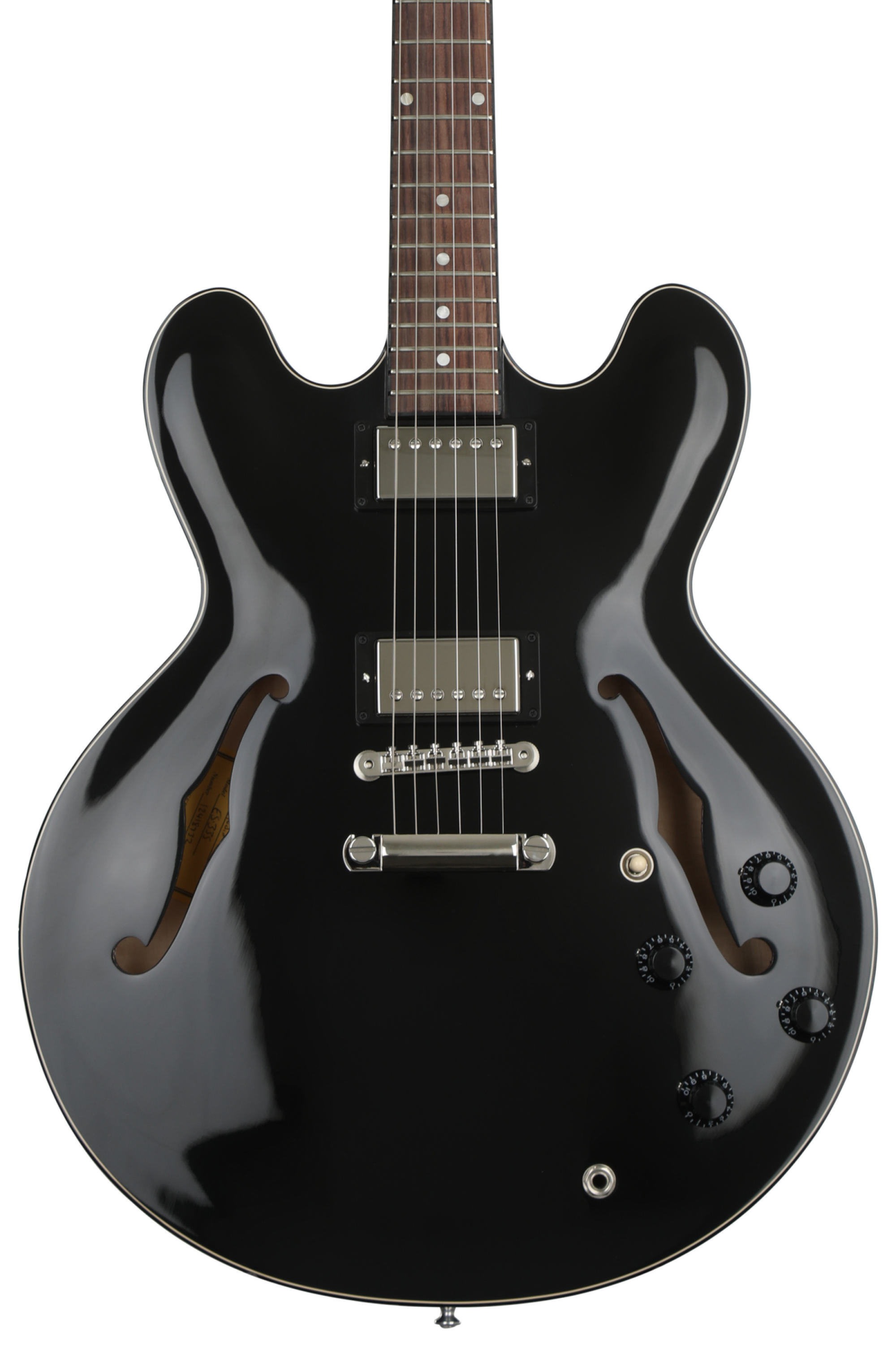 ギター gibson ES-335 Plain Ebony MEMPHIS Gibson Memphis ES-335 Traditional Antique Ebony 2018 – Topshelf