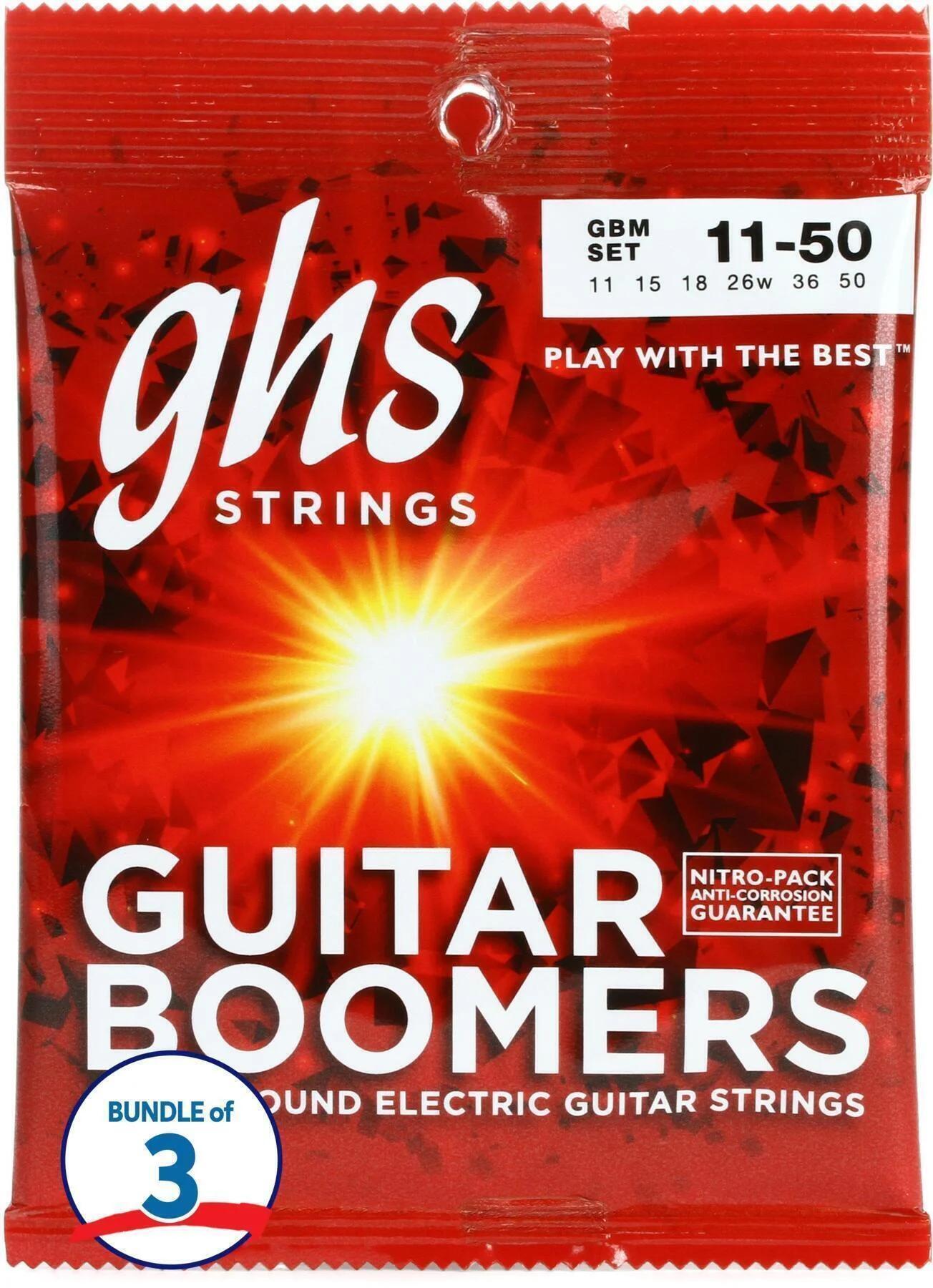 GHS GBM Guitar Boomers Electric Guitar Strings - .011-.050