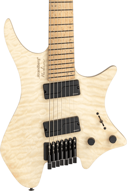 Strandberg Boden Original NX 7 Electric Guitar - Natural Quilted Maple |  Sweetwater