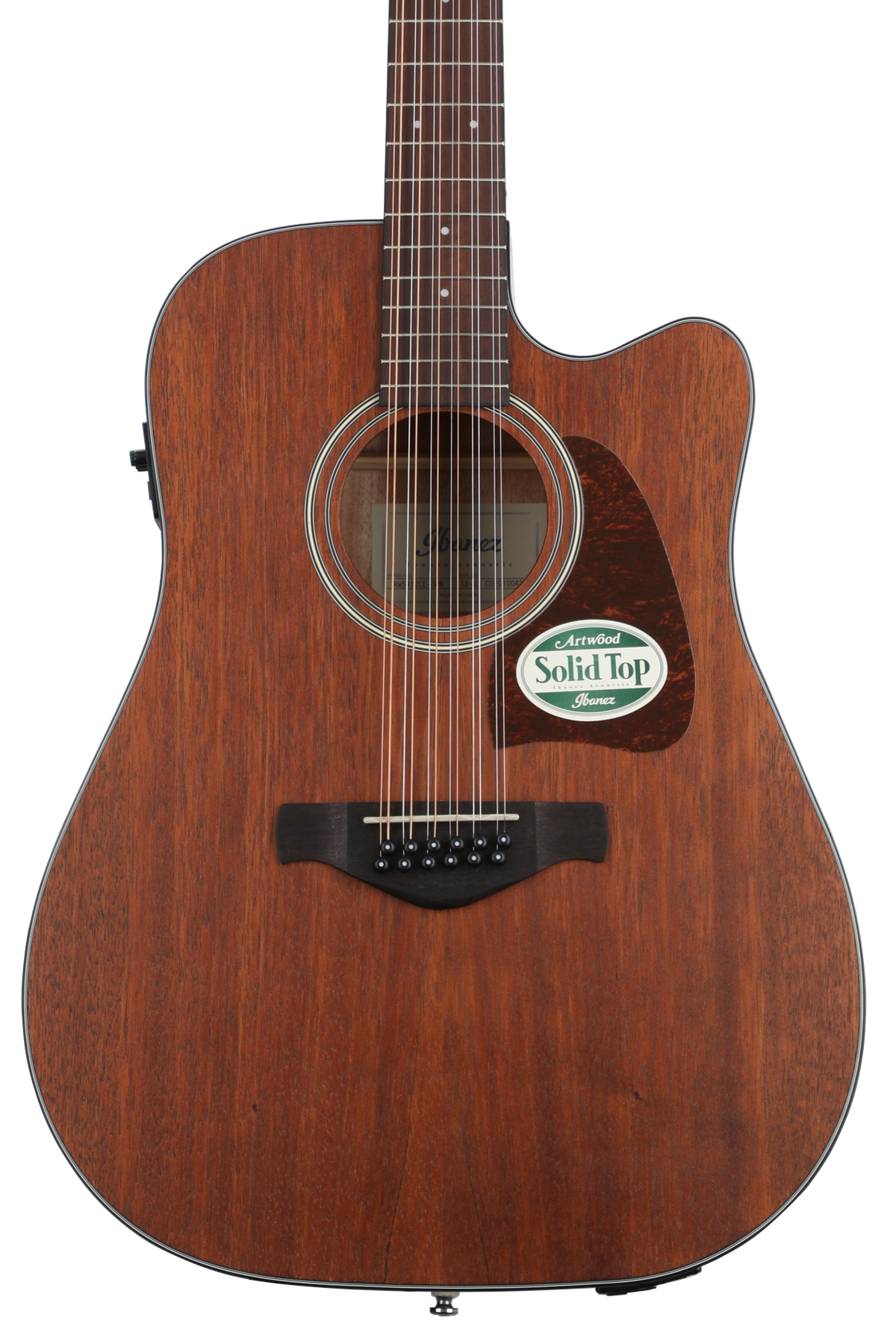 Ibanez AW5412CE 12-string Acoustic-electric Guitar - Open Pore