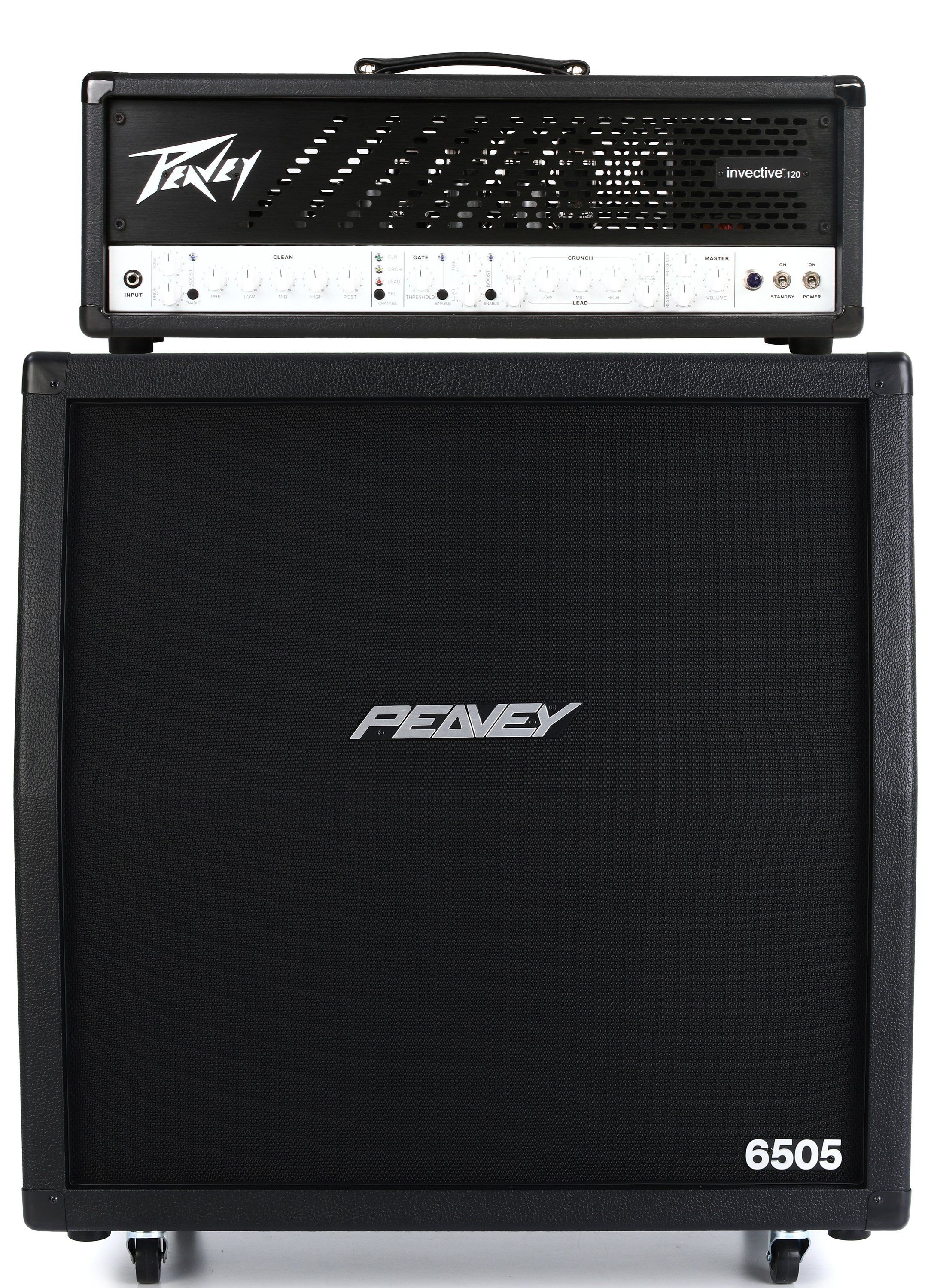 Peavey Invective.120 - 120-watt Tube Head and 4x12 Slanted Cabinet