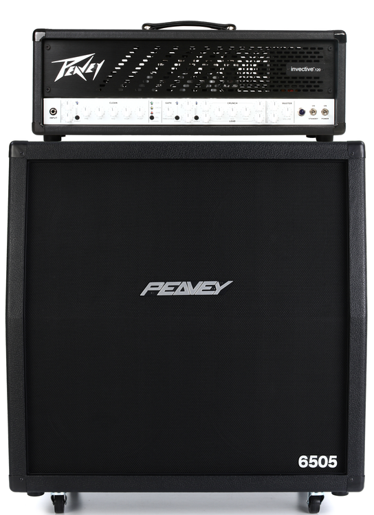 Peavey Invective.120 - 120-watt Tube Head and 4x12 Slanted Cabinet