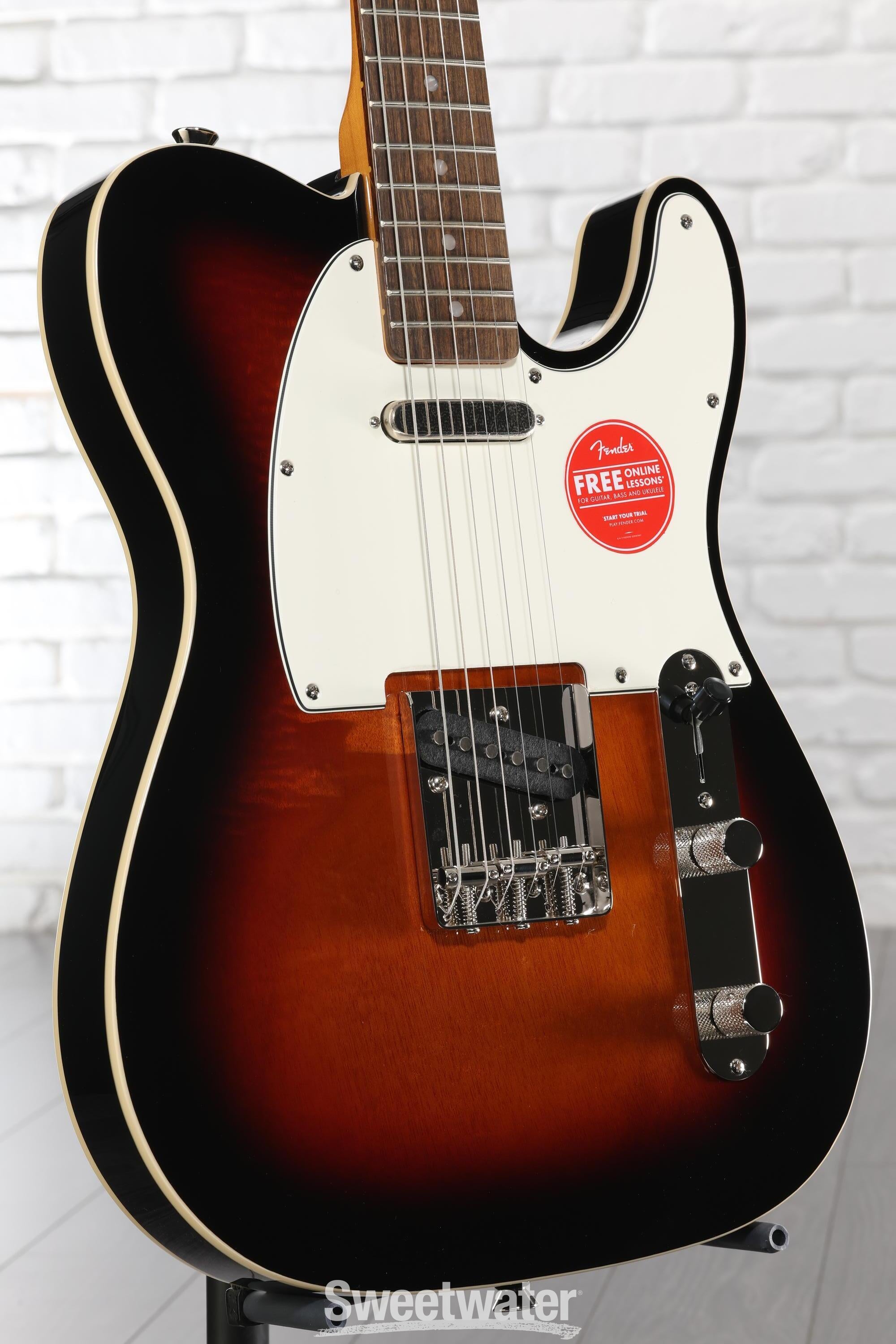 Classic Vibe '60s Custom Telecaster (3-… Squier Classic Vibe 60's Telecaster Custom - 3-Tone Sunburst