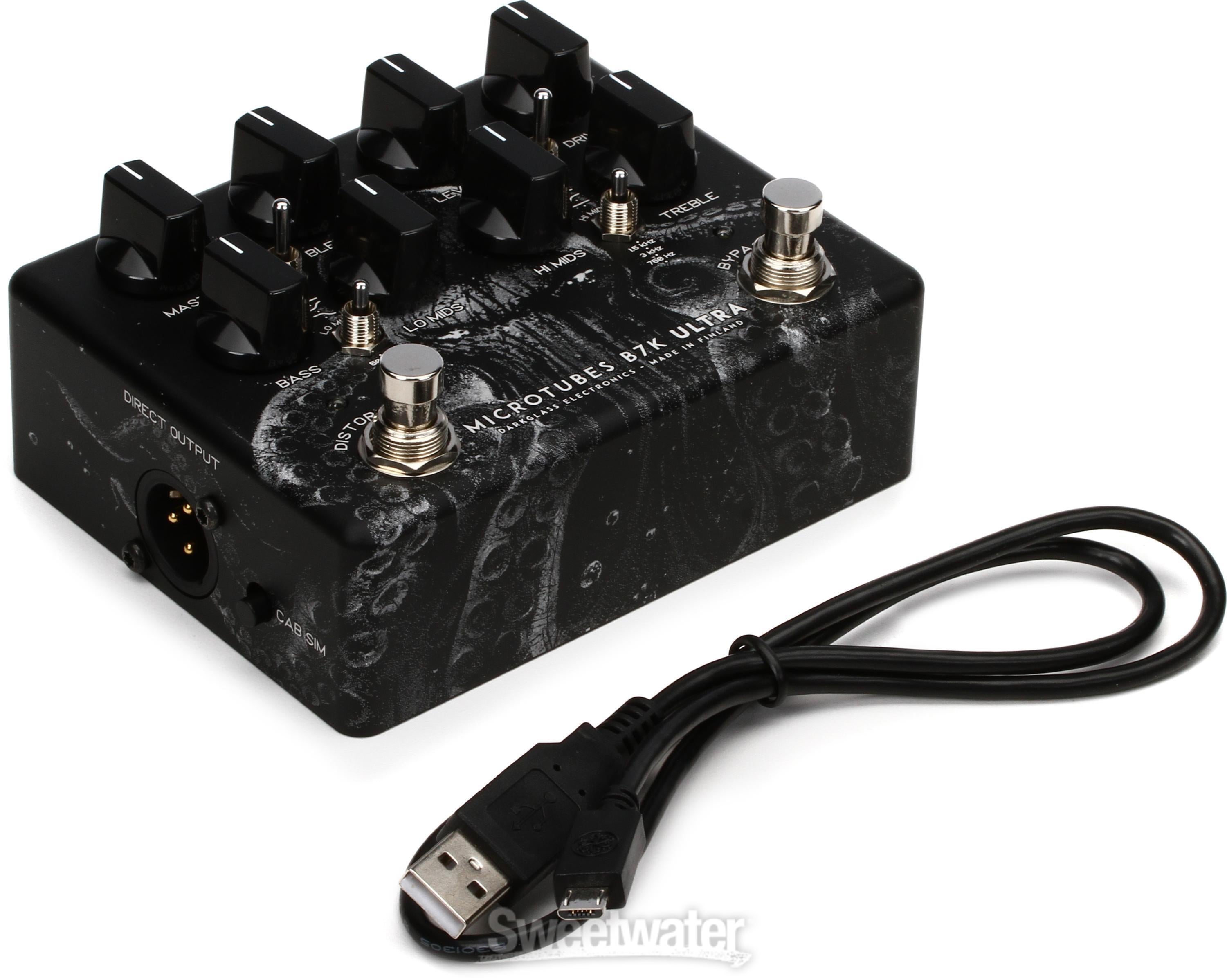 Darkglass Microtubes B7K Ultra V2 Bass Preamp Pedal with Aux In - The SQUID  Limited Edition
