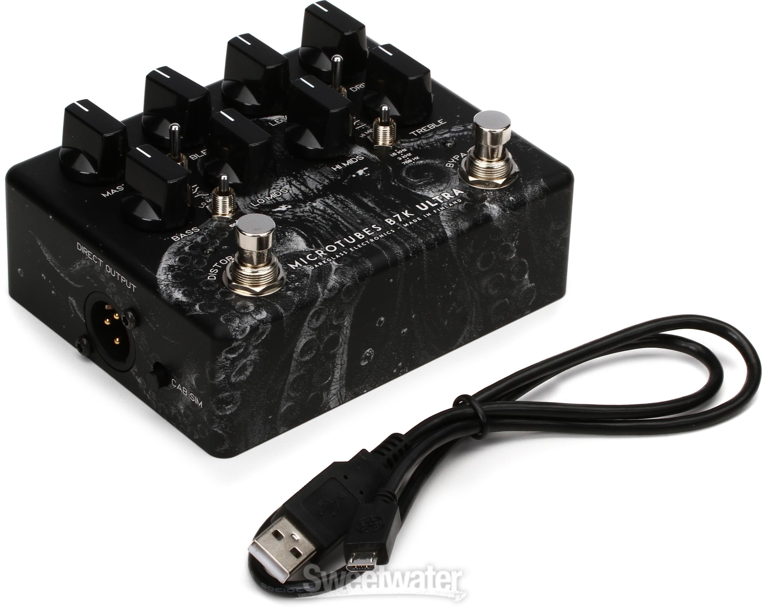 Darkglass Microtubes B7K Ultra V2 Bass Preamp Pedal with Aux In - The SQUID  Limited Edition | Sweetwater