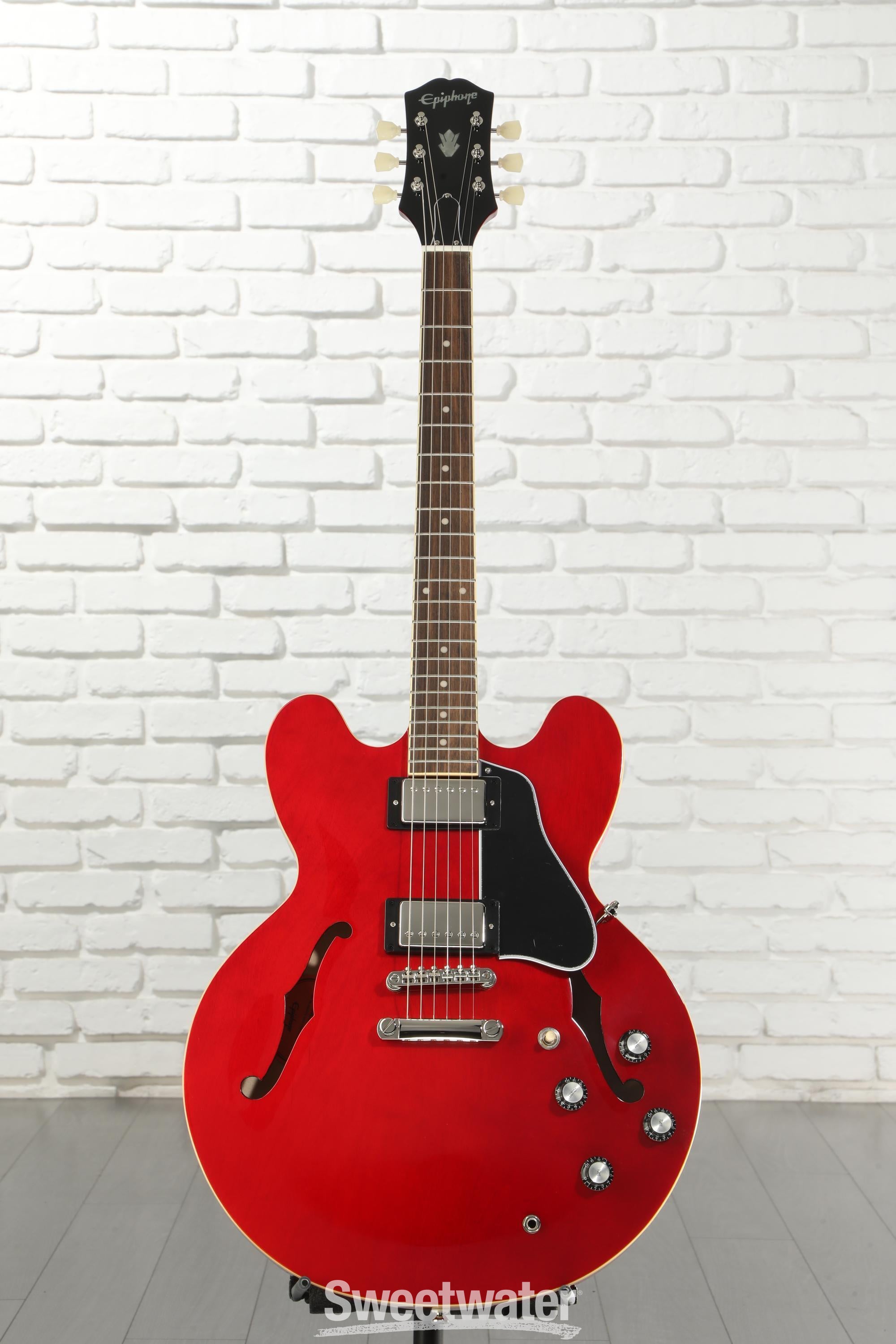 Epiphone ES-335 Semi-hollowbody Electric Guitar - Cherry | Sweetwater
