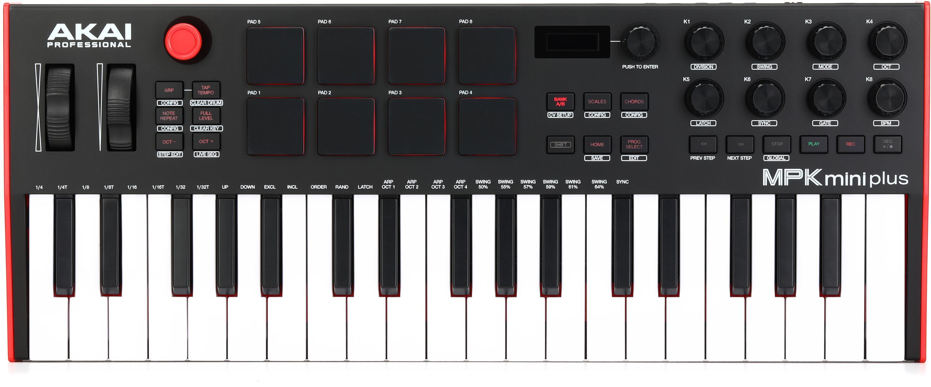  AKAI Professional MPK Mini MK3 - 25 Key USB MIDI Keyboard  Controller With 8 Backlit Drum Pads, 8 Knobs and Music Production Software  Included : Everything Else