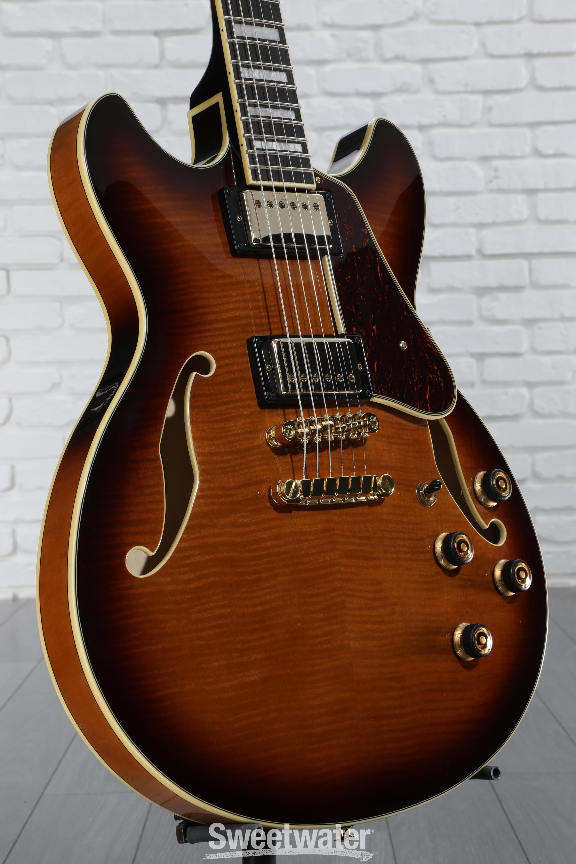 ギター Ibanez AS93-VLS-12-05 Violin Sunburst Ibanez AF95 - Violin Sunburst | Sweetwater