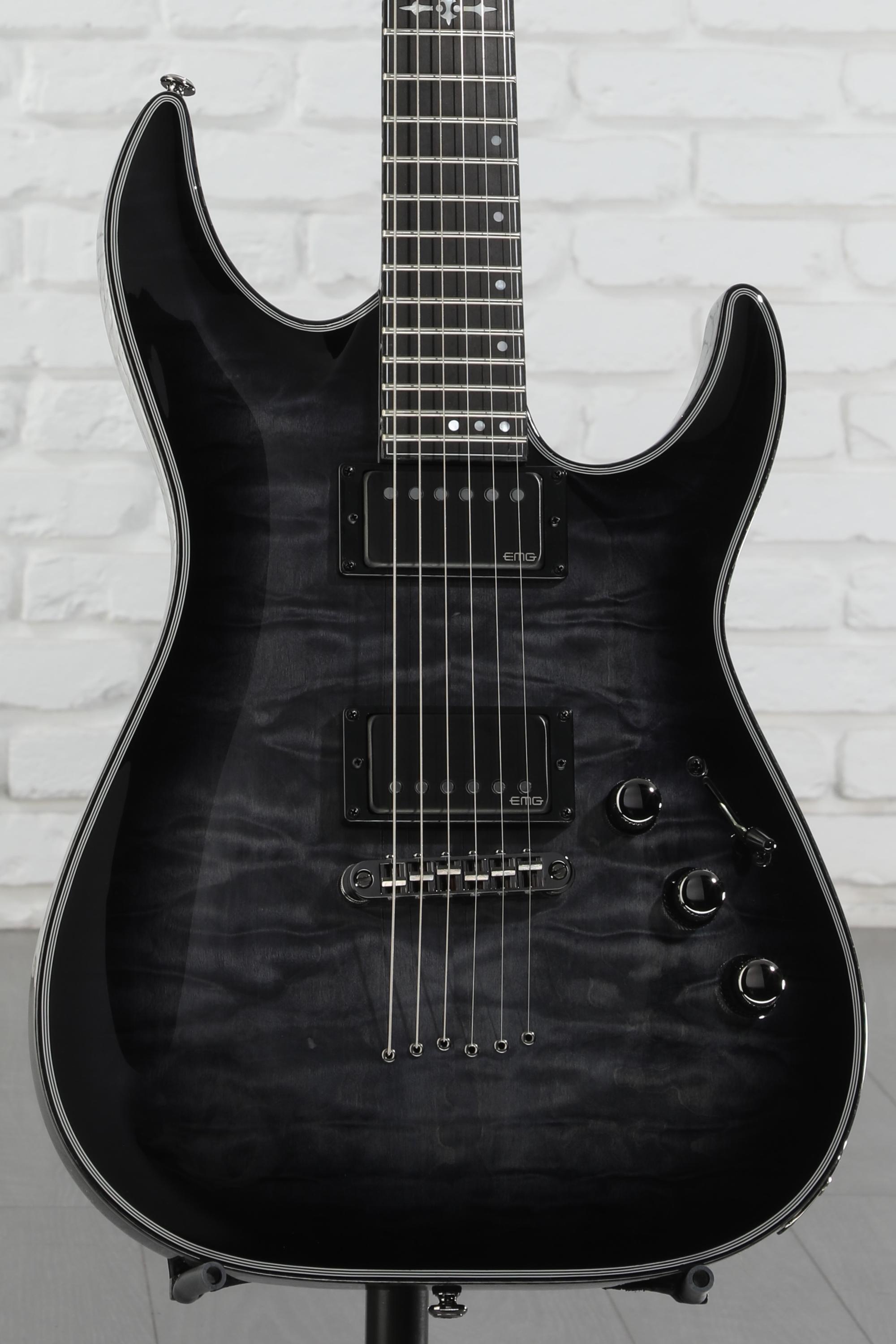 Schecter Hellraiser Hybrid C-1 - Trans Black Burst | Sweetwater