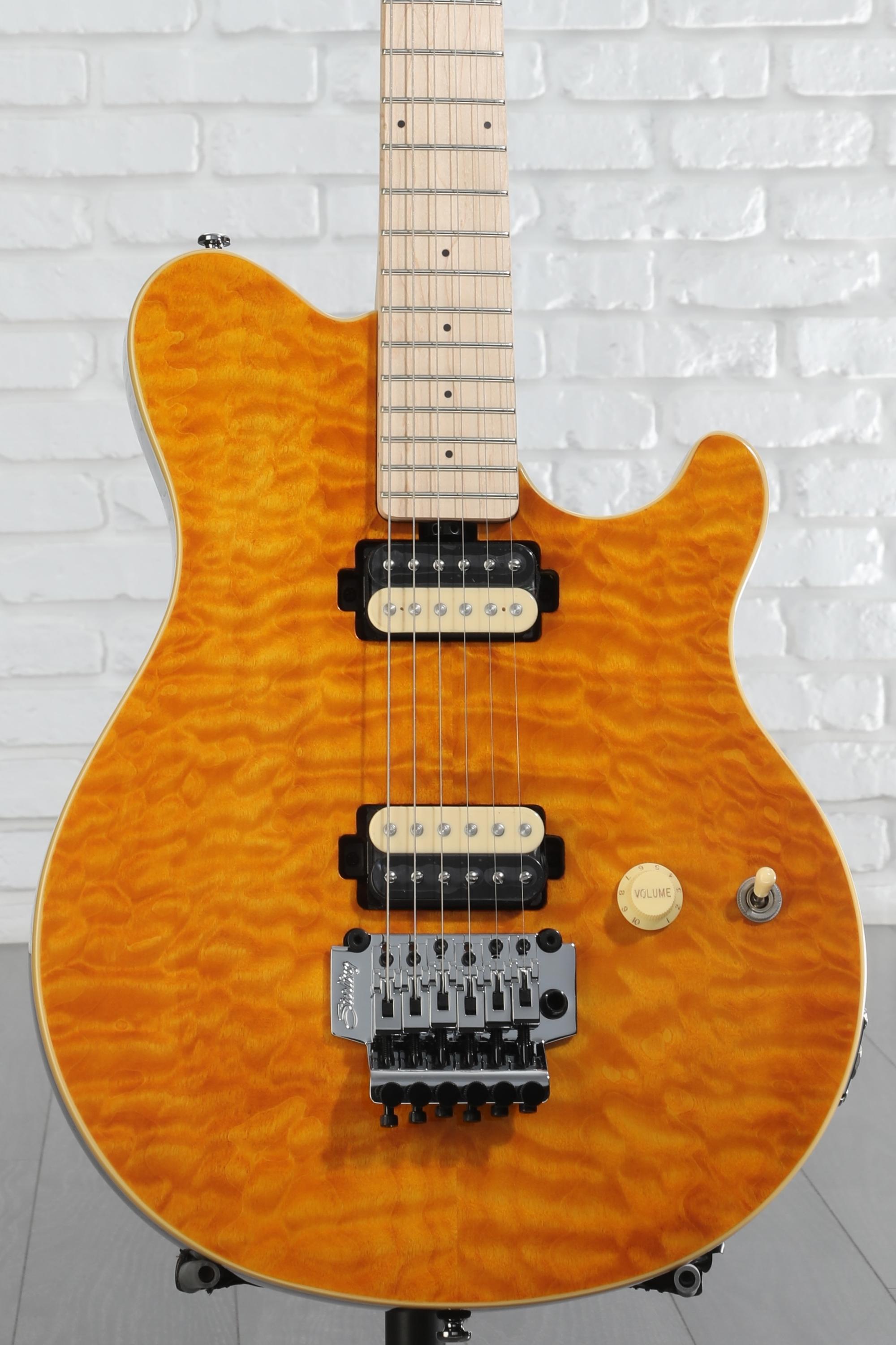 ギター SterlingbyMusicManSUBAXIS-FMTrans Gold SBMM SUB Axis Flame Trans Gold – Motor City Guitar