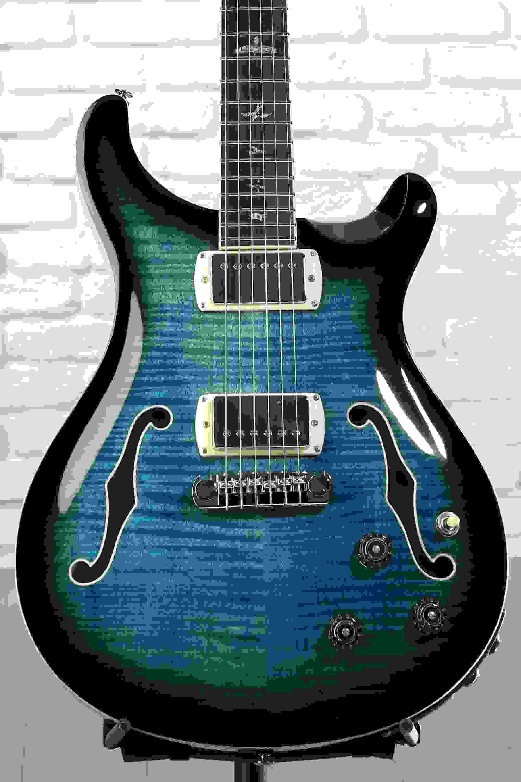 PRS SE Hollowbody II Piezo Electric Guitar - Peacock Blue