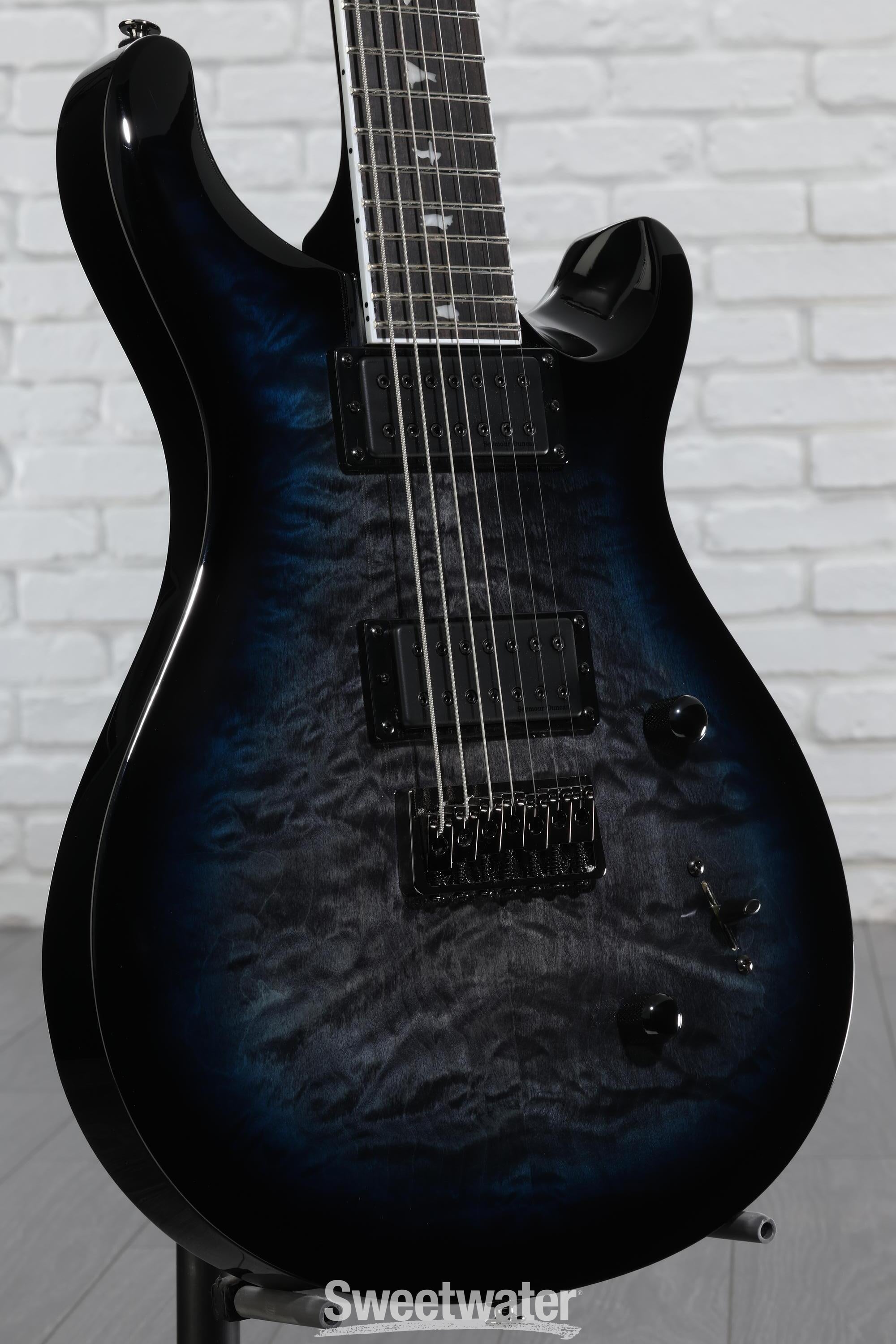 PRS SE Mark Holcomb SVN 7 String, Holcomb Blue Burst at