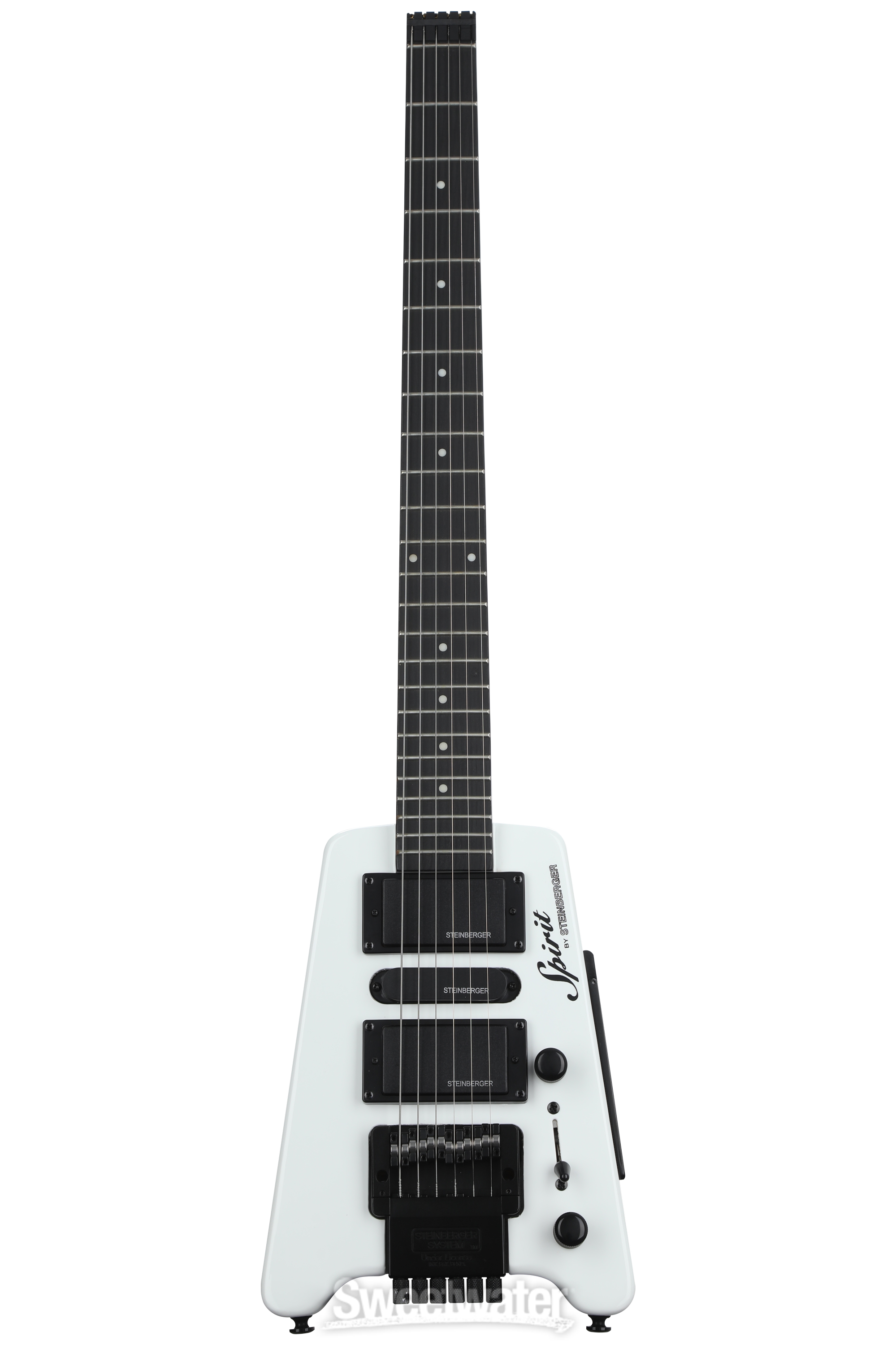 Steinberger Spirit GT PRO Deluxe Electric Guitar White Sweetwater