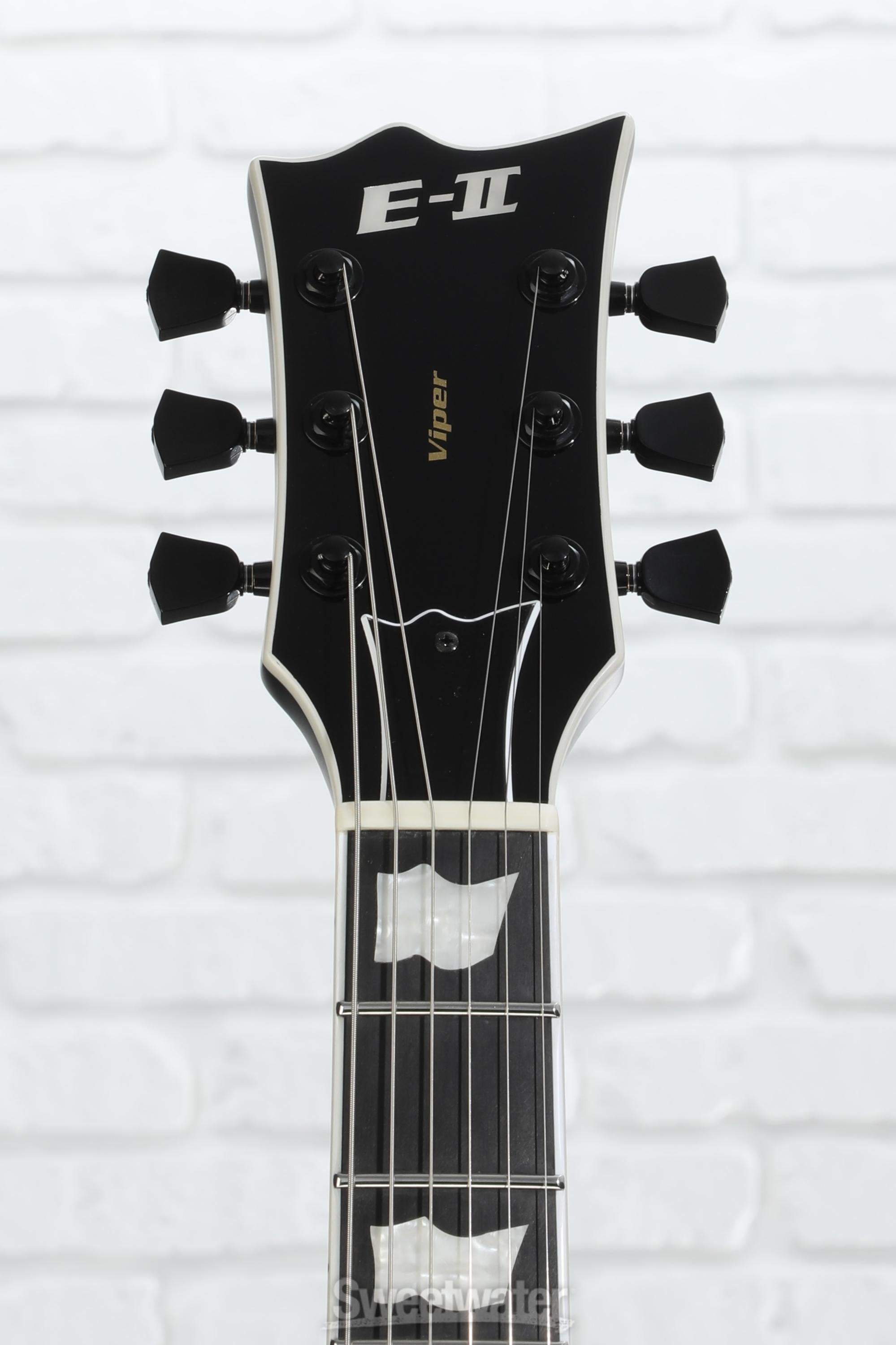 ESP E-II Viper Electric Guitar - Black | Sweetwater