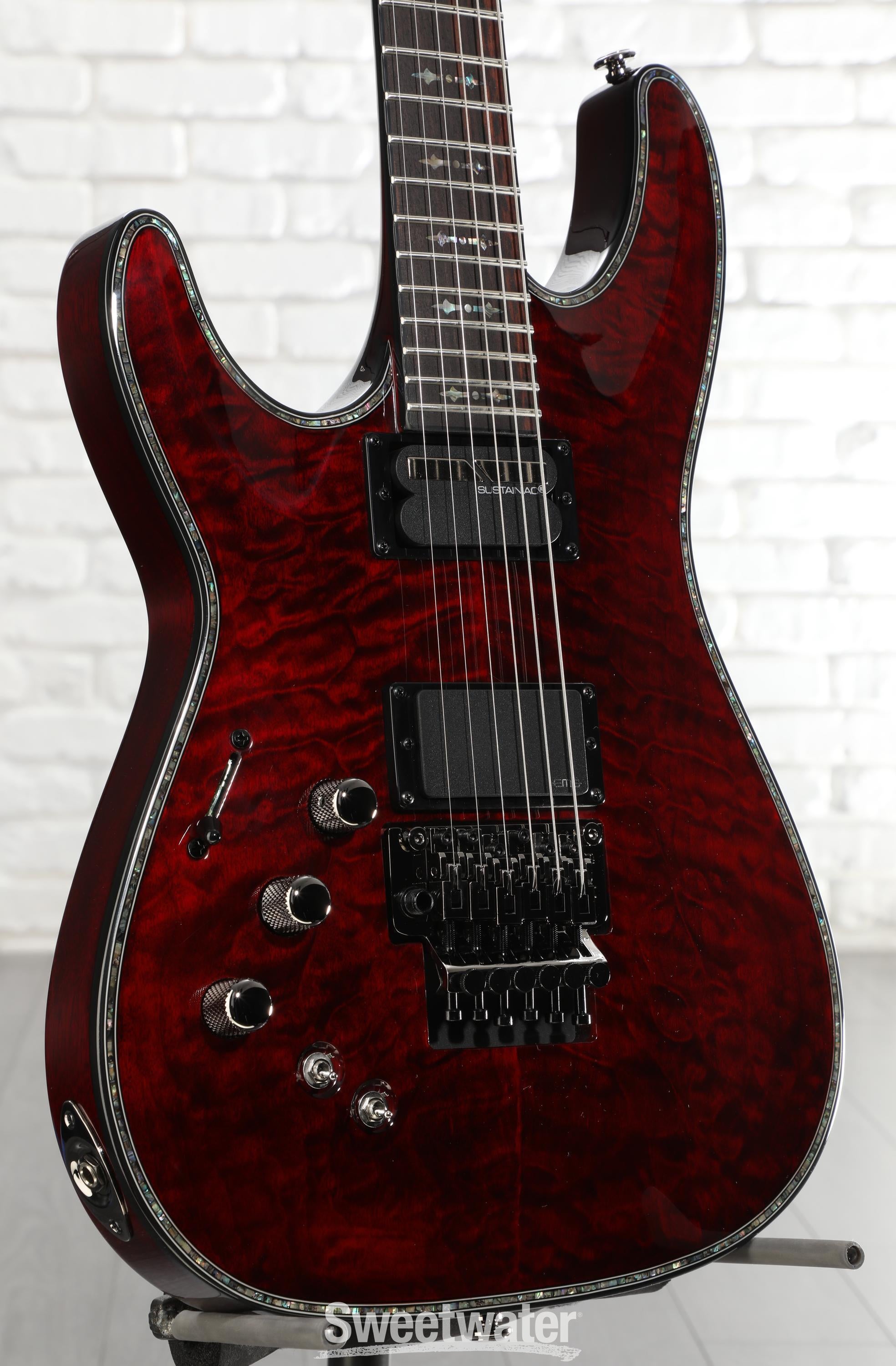 Photo of Schecter Hellraiser C-1 FR-S Left-handed - Black Cherry