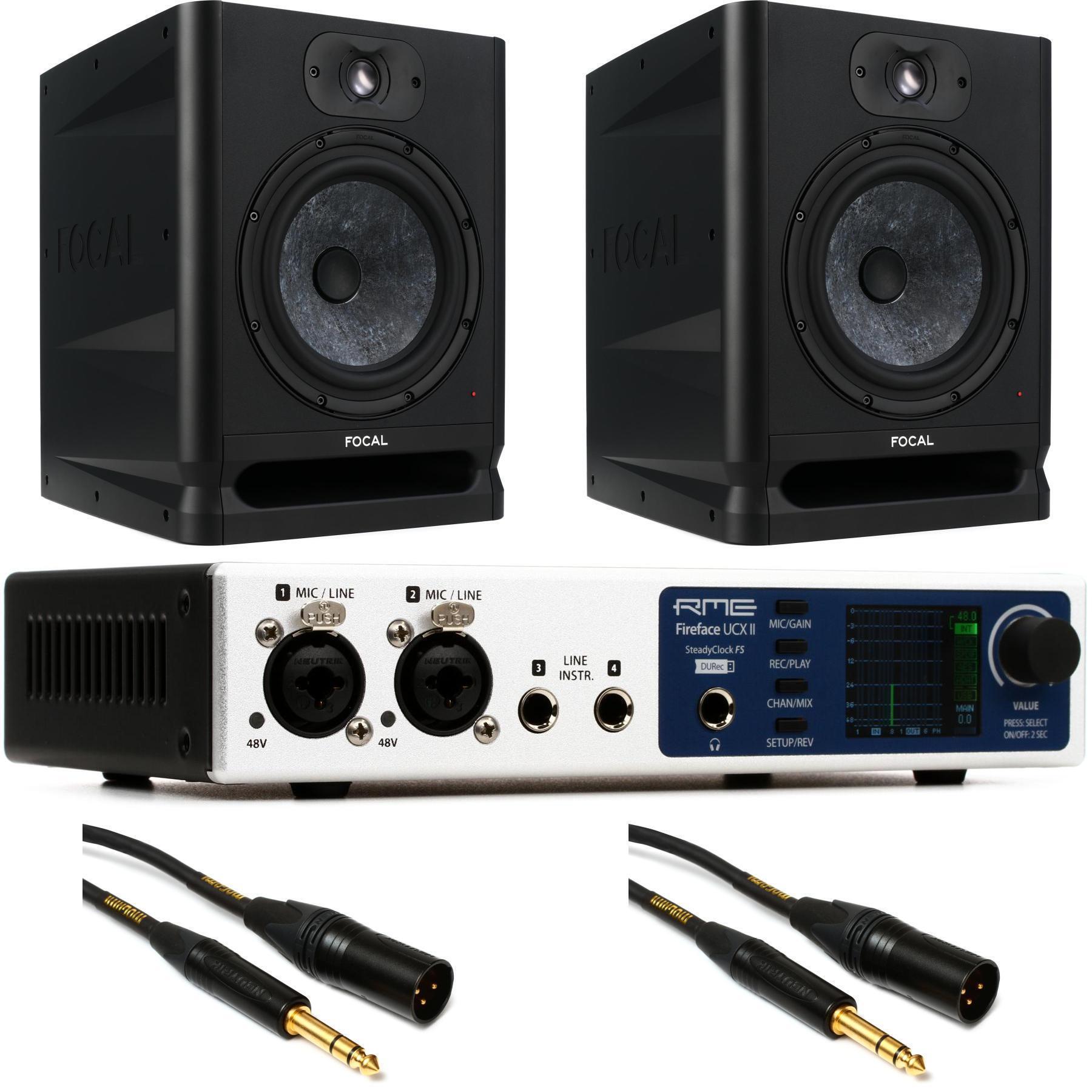 RME Fireface UCX II 40-channel USB Interface and Focal Alpha 80 Evo Monitor  Bundle