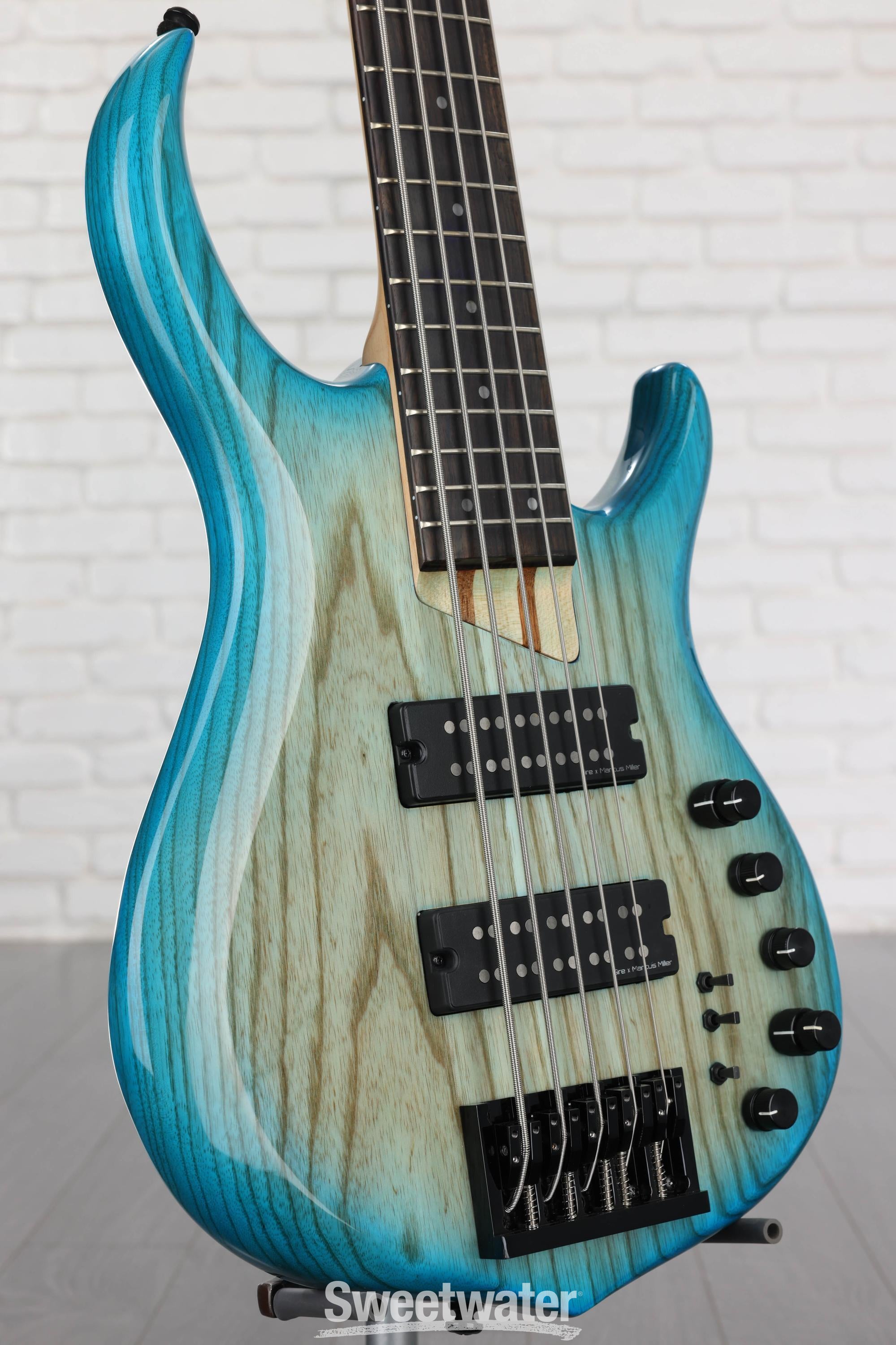 Sire Marcus Miller M5 5-string Bass Guitar - Transparent Blue