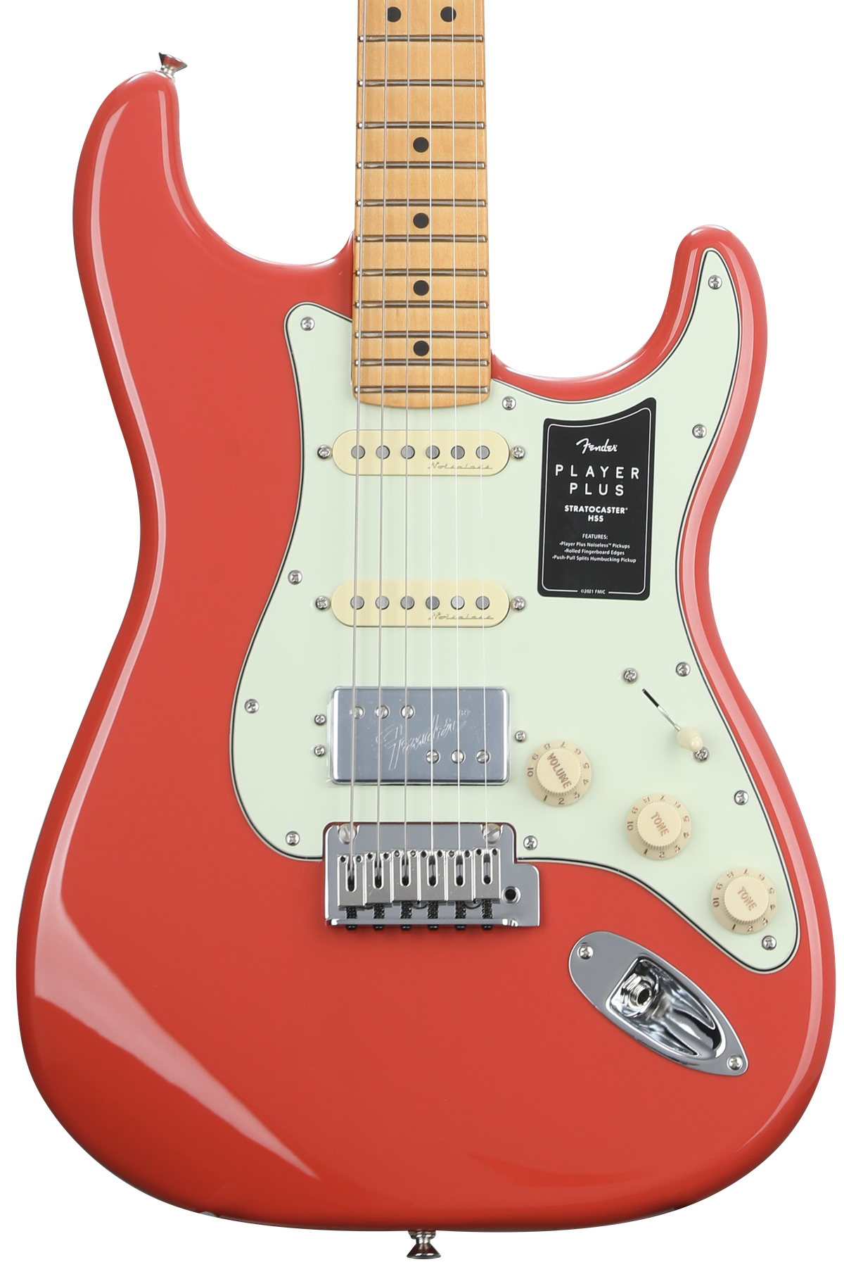 Fender Player Plus Stratocaster HSS Electric Guitar - Fiesta Red