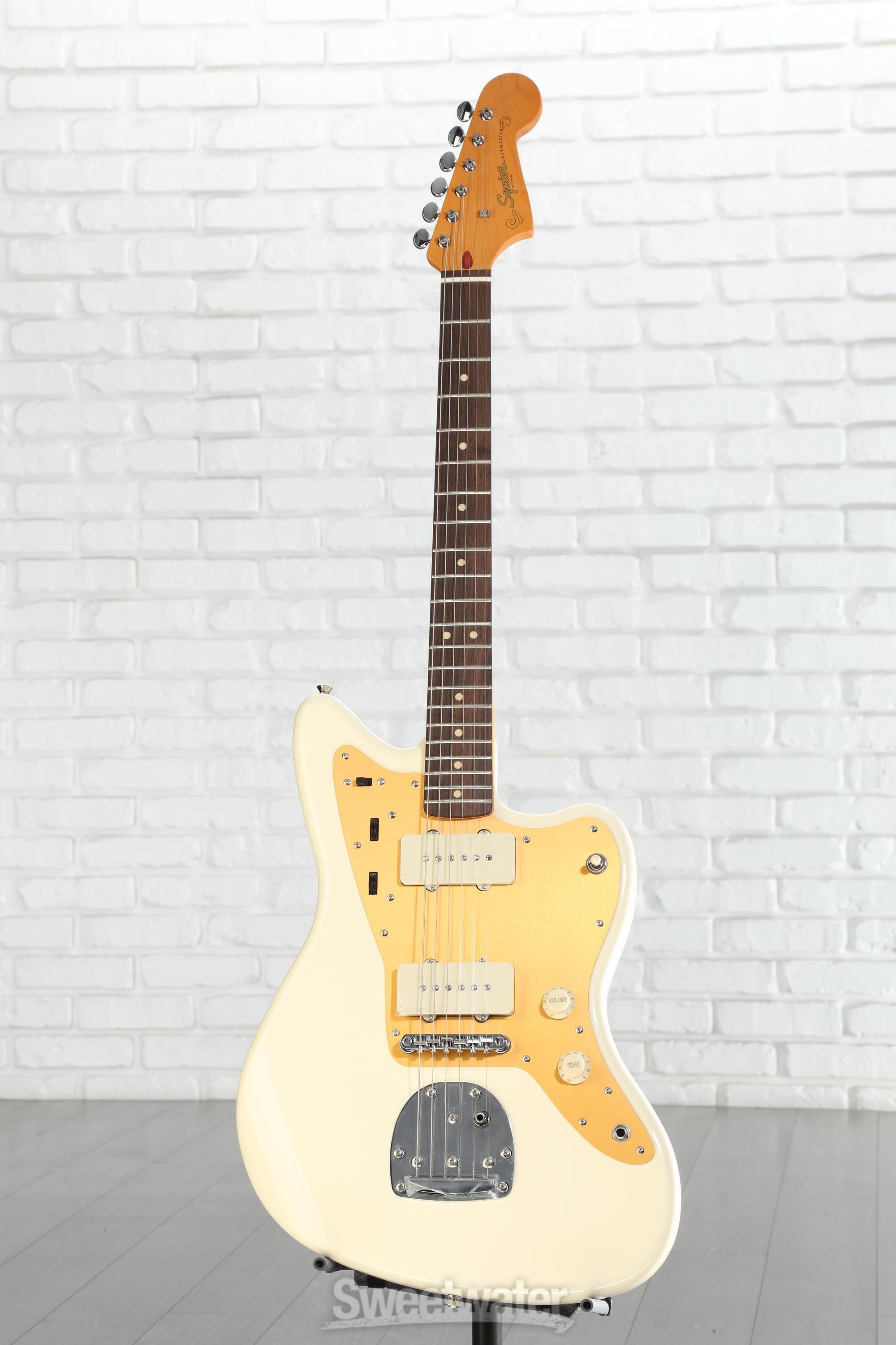 Squier J Mascis Signature Jazzmaster - Vintage White with Indian