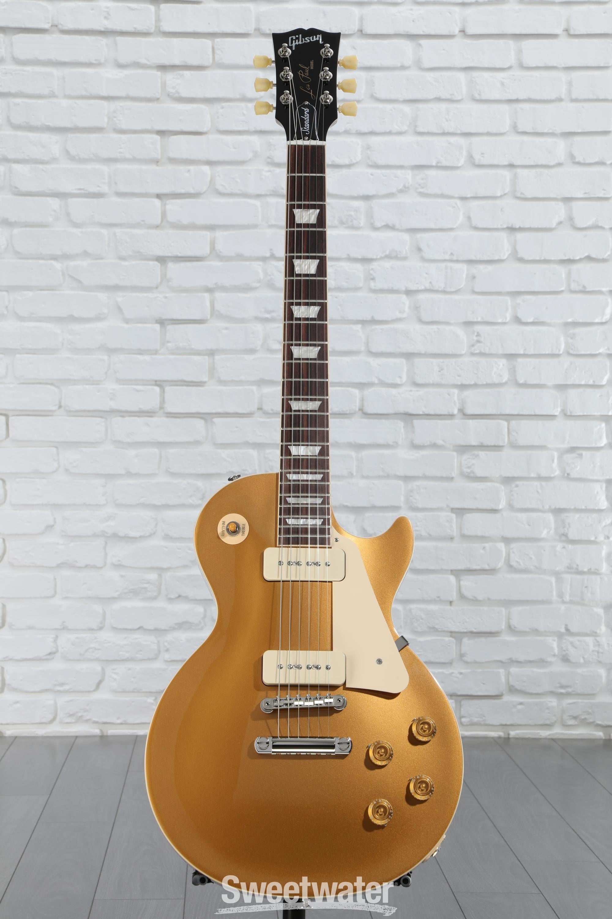 ギター Gibson Les Paul Standard P-90 Gold Top Gibson Back Where It All Began