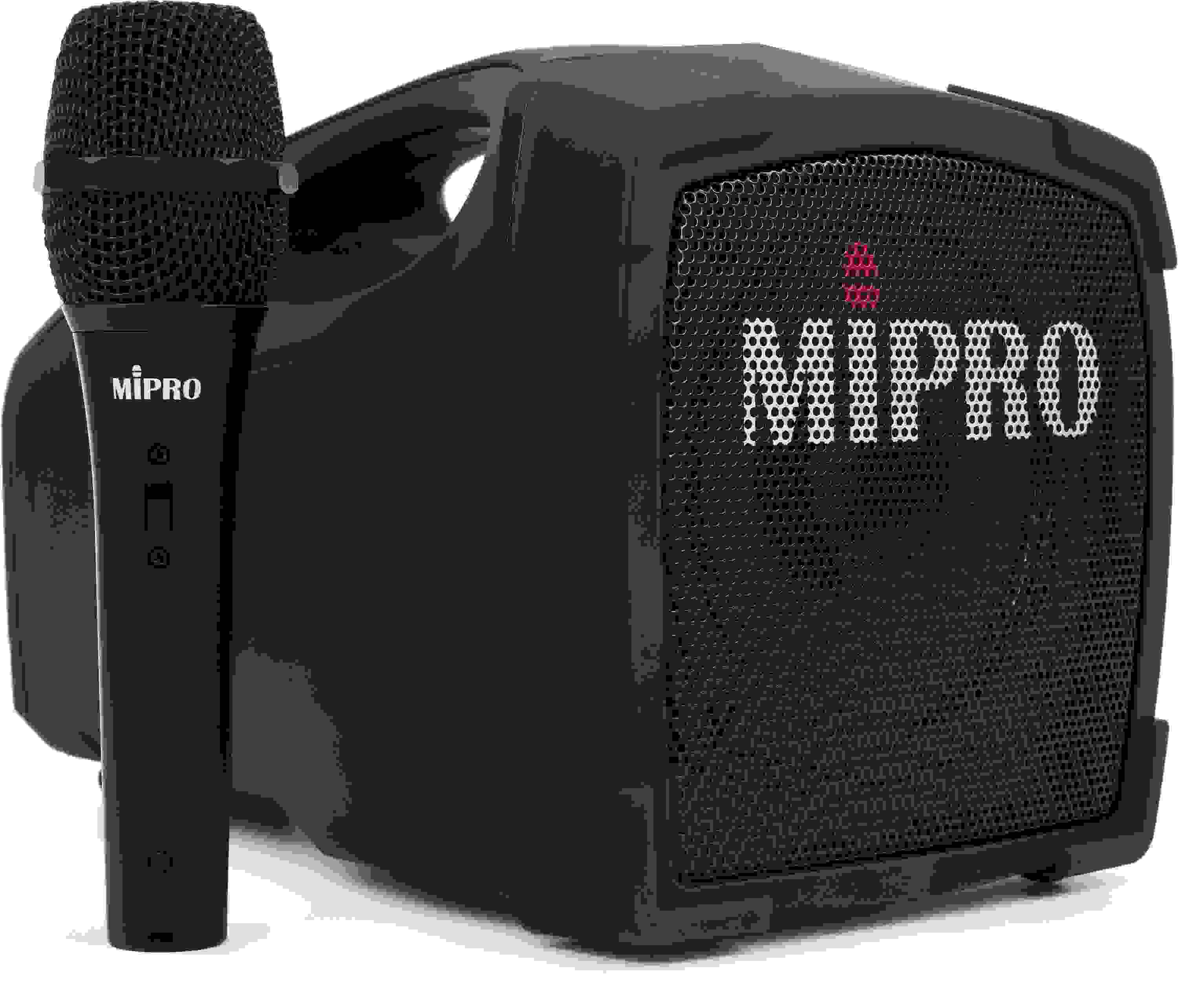 MIPRO MA-101C/MM-107 Handheld Portable Battery-Powered PA System with Microphone