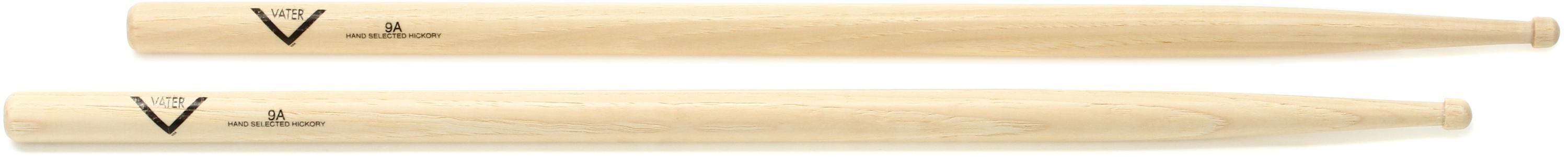 Photo of Vater American Hickory Drumsticks - 9A - Wood Tip