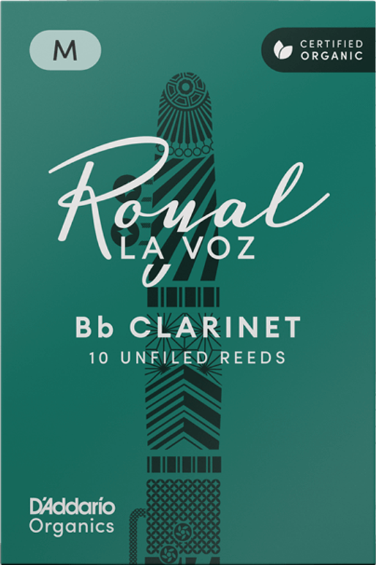 Photo of D'Addario Royal La Voz Bb Clarinet Reeds - Medium (10-pack)