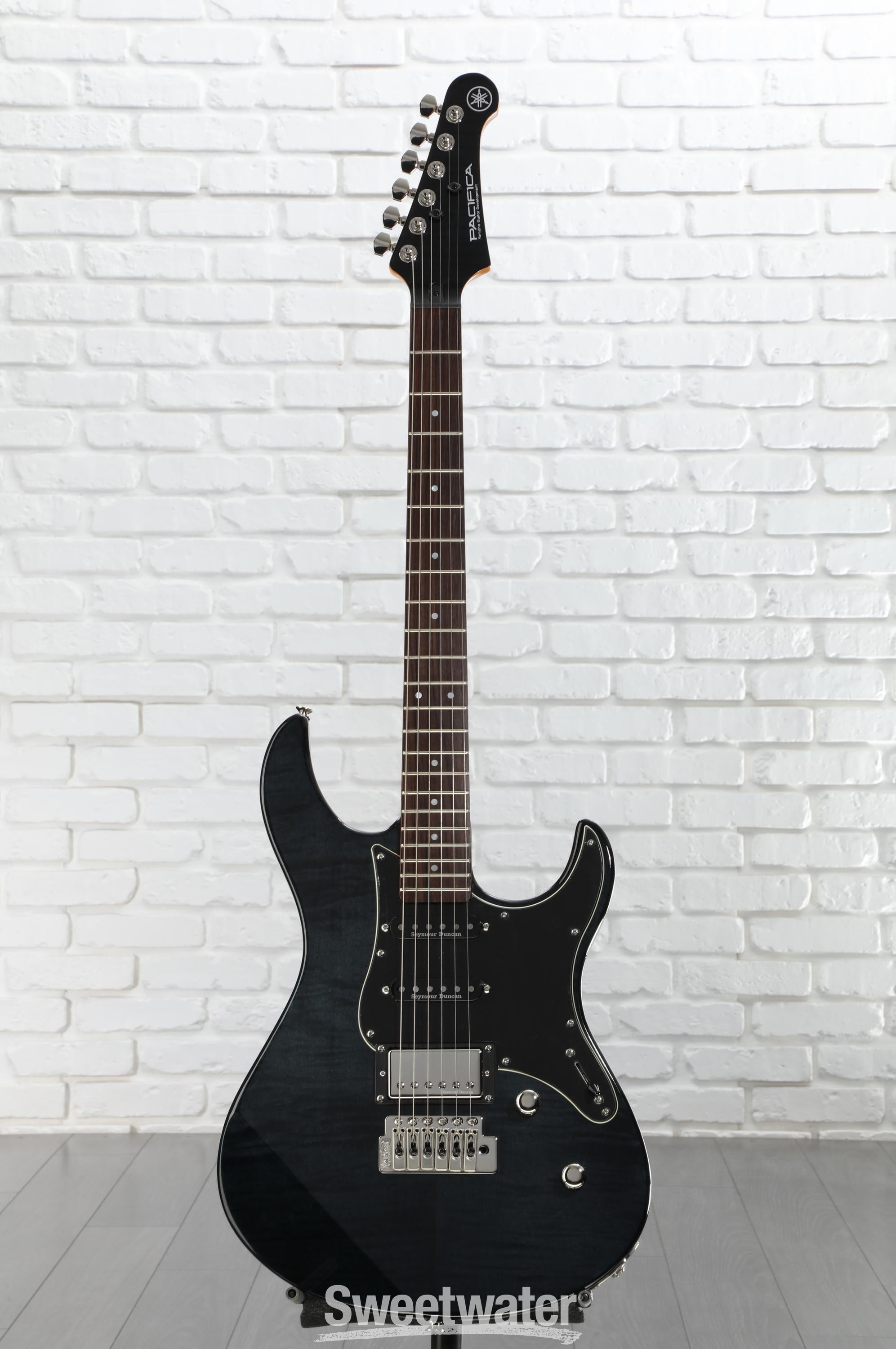 Yamaha PAC612VIIFM Pacifica Electric Guitar - Translucent Black