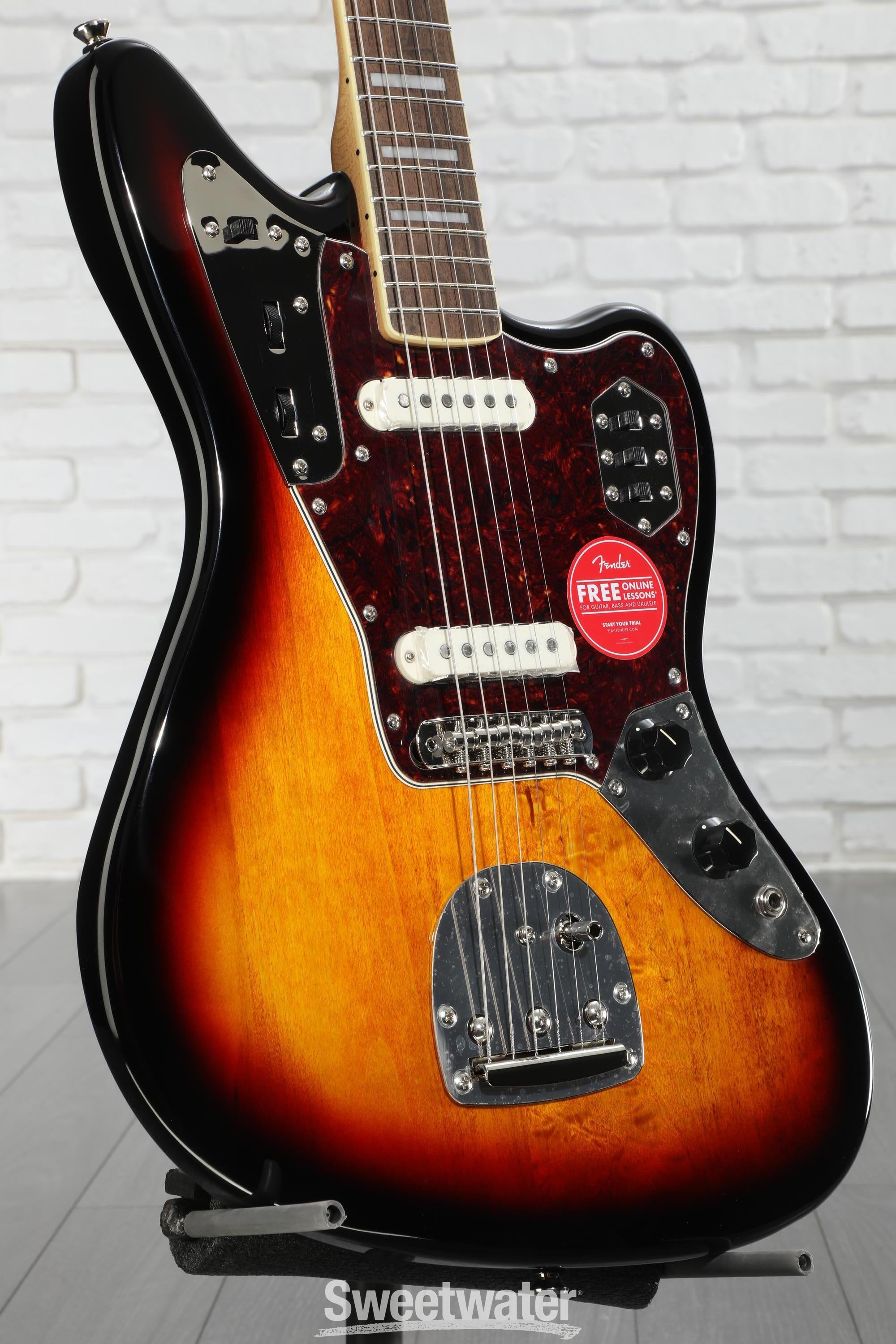 ギター SQUIER Classic Vibe 70s Jaguar 3TS Squier Classic Vibe '70s Jaguar - 3-Tone Sunburst | Sweetwater