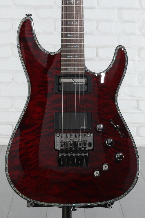 Schecter Hellraiser C-1 FR-S Electric Guitar - Black Cherry