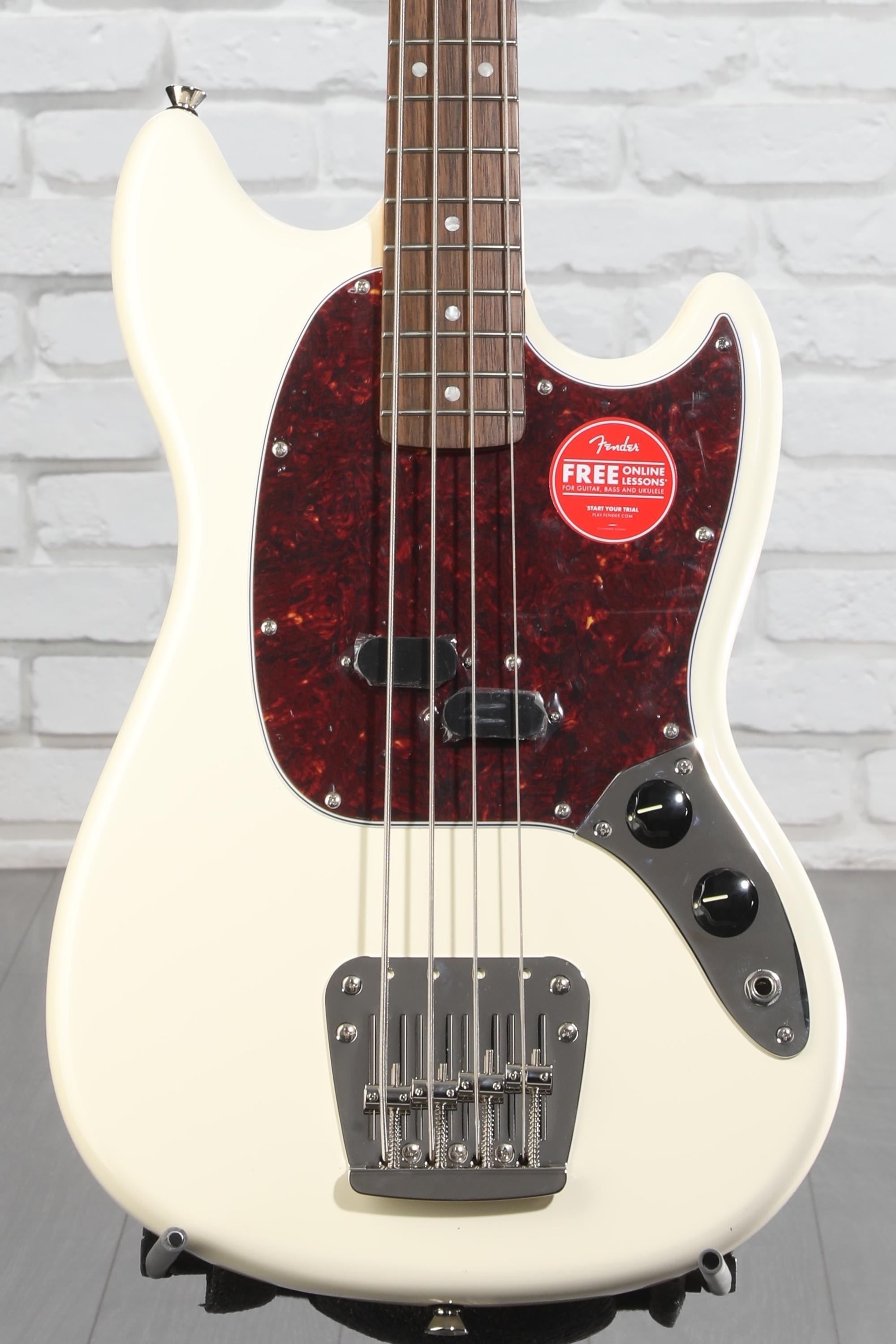 Squier Classic Vibe '60s Mustang Bass - Olympic White Reviews