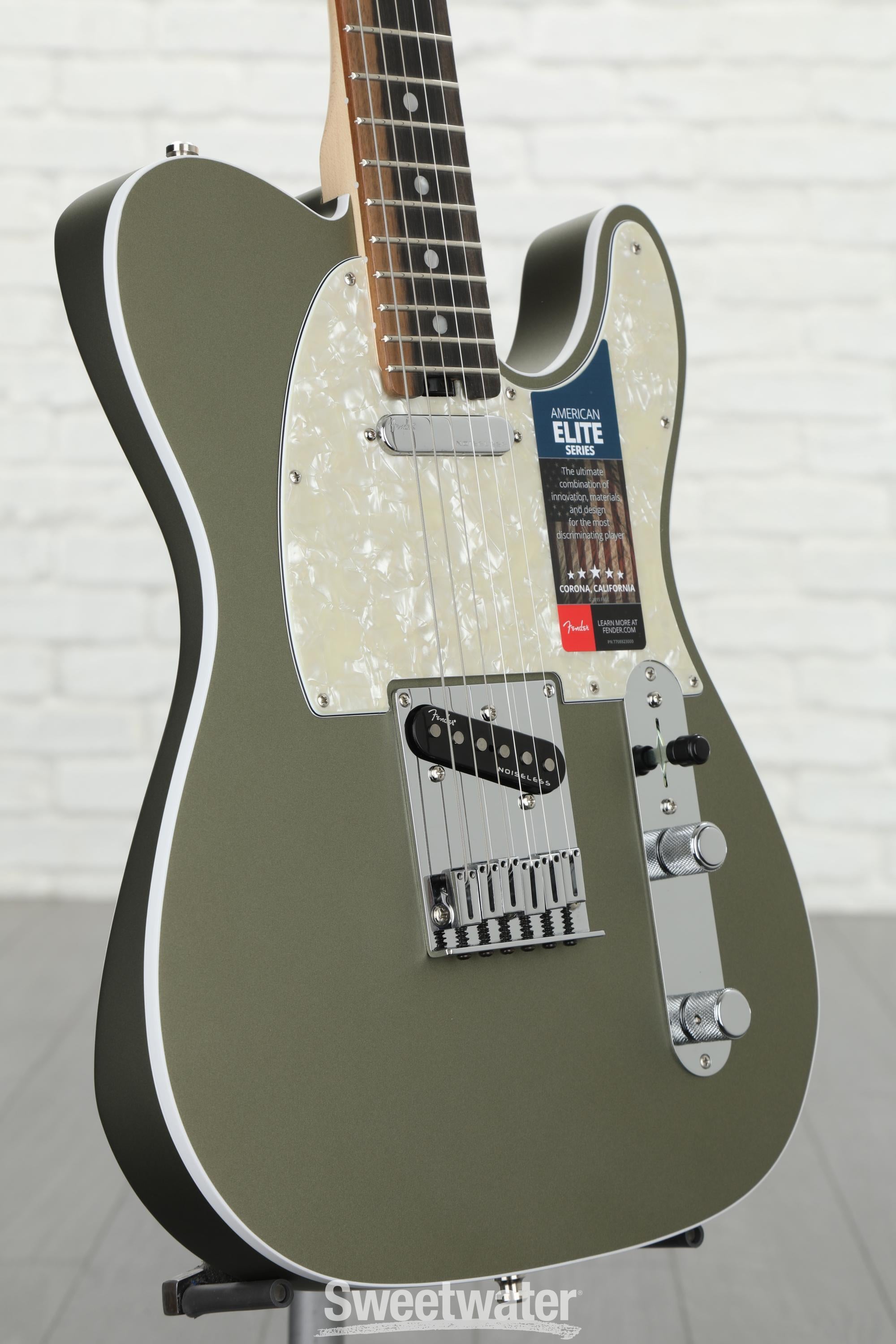 Fender American Elite Telecaster - Satin Jade Pearl Metallic w