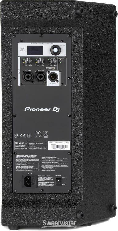XPRS102 Enceinte active large bande de 10 pouces (Black) - Pioneer DJ