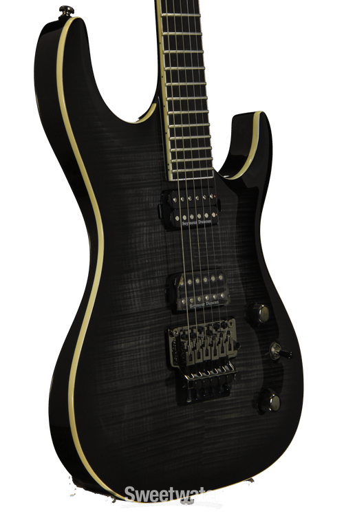 Washburn Parallaxe S20FR - Flame Trans Black | Sweetwater Washburn Parallaxe S20FR - Flame Trans Black | Sweetwater