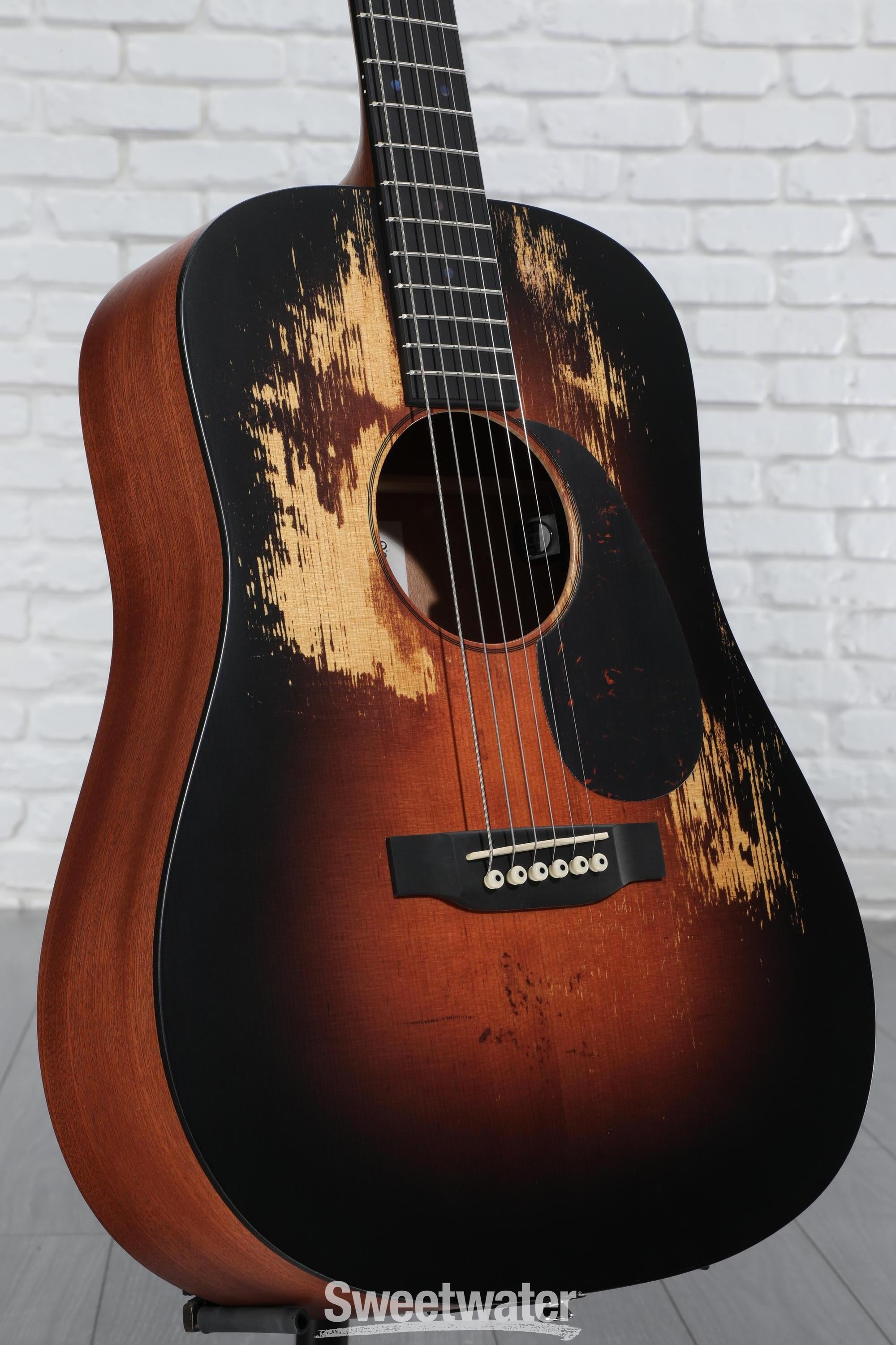 Martin Dreadnought Jr D JR. 2 Sapele 即決 Martin D Jr-E StreetLegend Burst Acoustic-electric Guitar